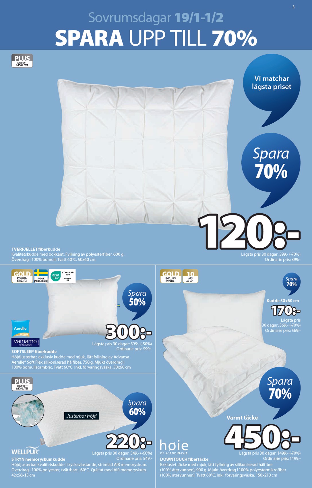 jysk - JYSK-reklambladet giltigt från 19/01 - 01/02 - page: 3