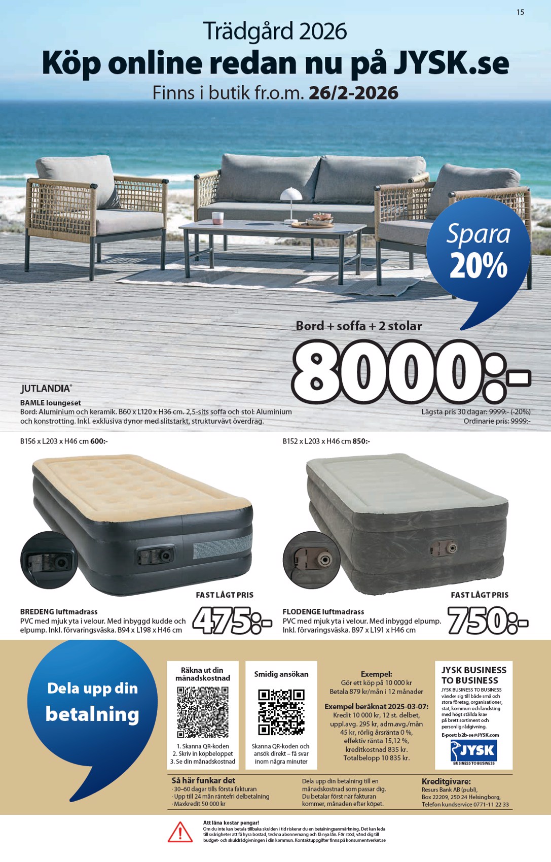 jysk - JYSK-reklambladet giltigt från 02/02/2026 - 01/03/2026 - page: 15