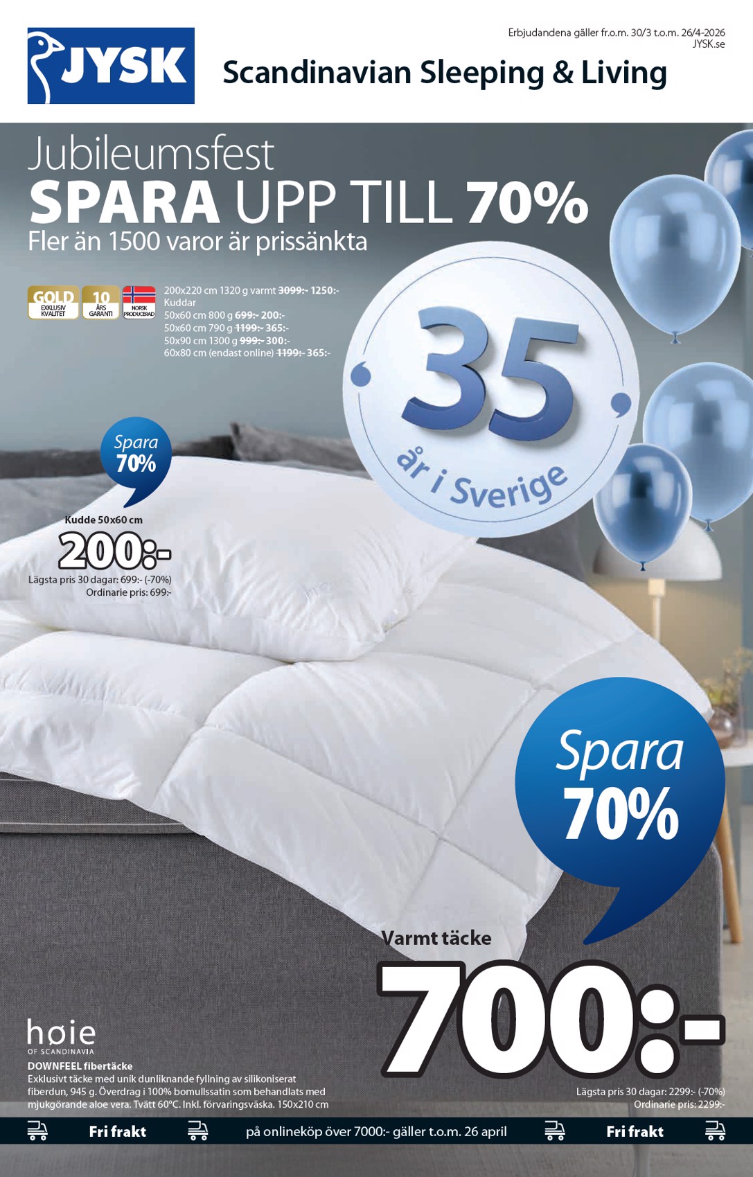 jysk - JYSK-reklambladet giltigt från 30/03/2026 - 26/04/2026 - page: 2