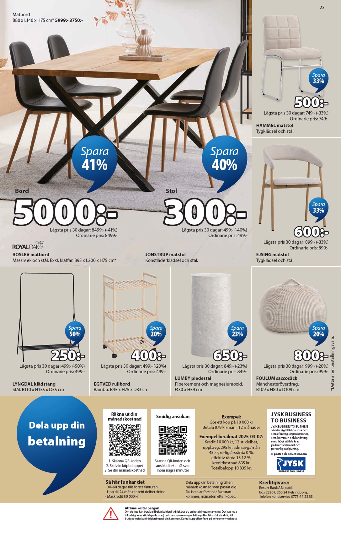 jysk - Aktuellt JYSK reklamblad giltigt från måndag 27/04/2026 till söndag 17/05/2026 - page: 23