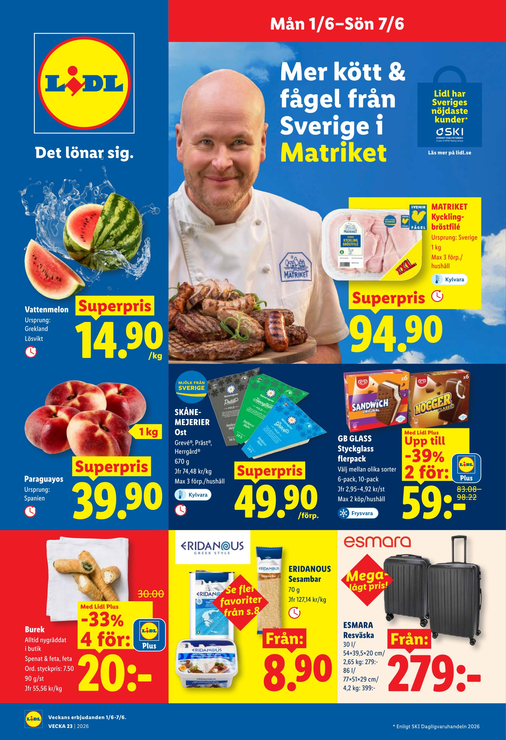 lidl - Nytt Lidl reklamblad från måndag, 01/06/2026 till söndag, 07/06/2026