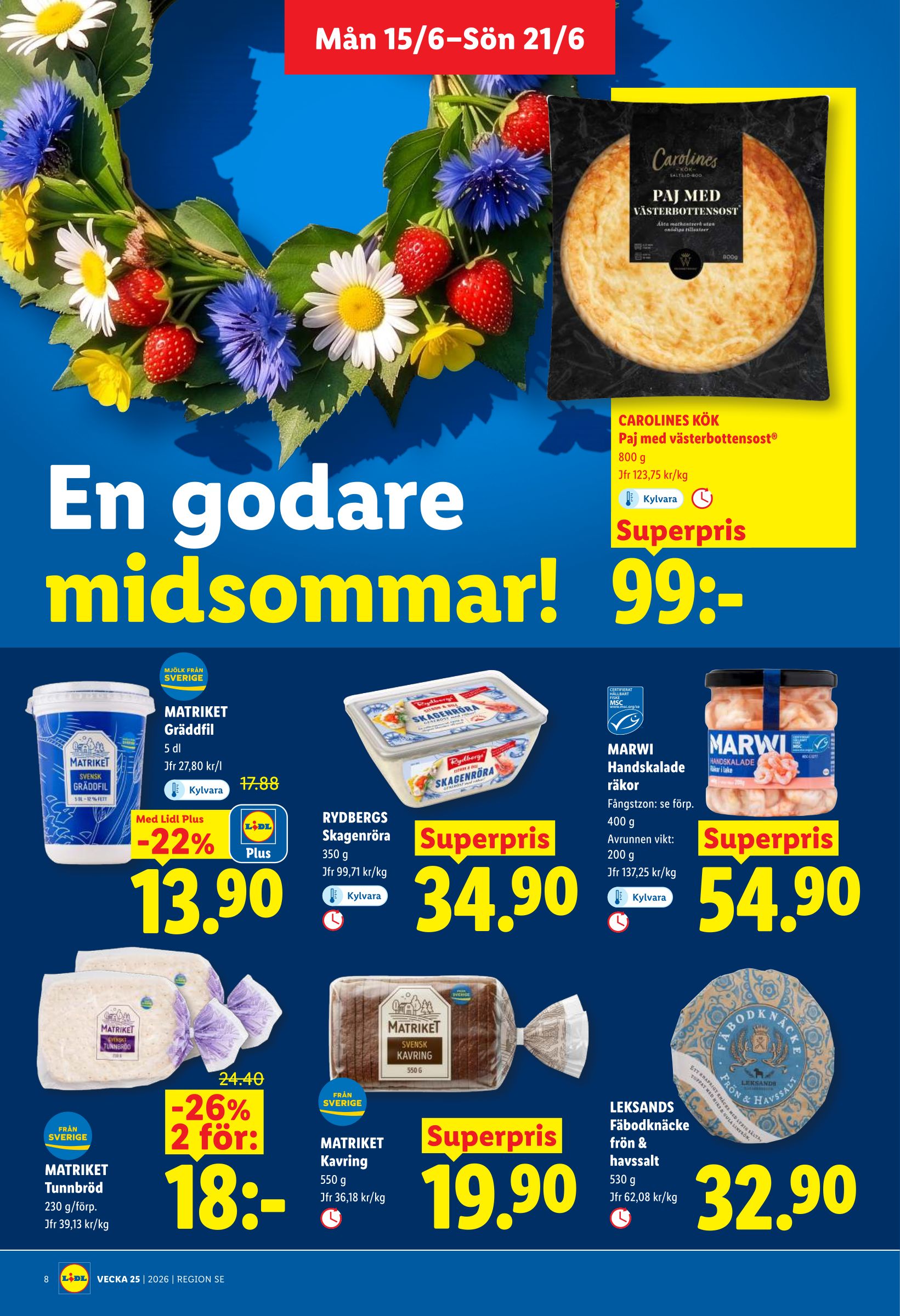lidl - Nytt Lidl reklamblad från måndag, 15/06/2026 till söndag, 21/06/2026 - page: 8