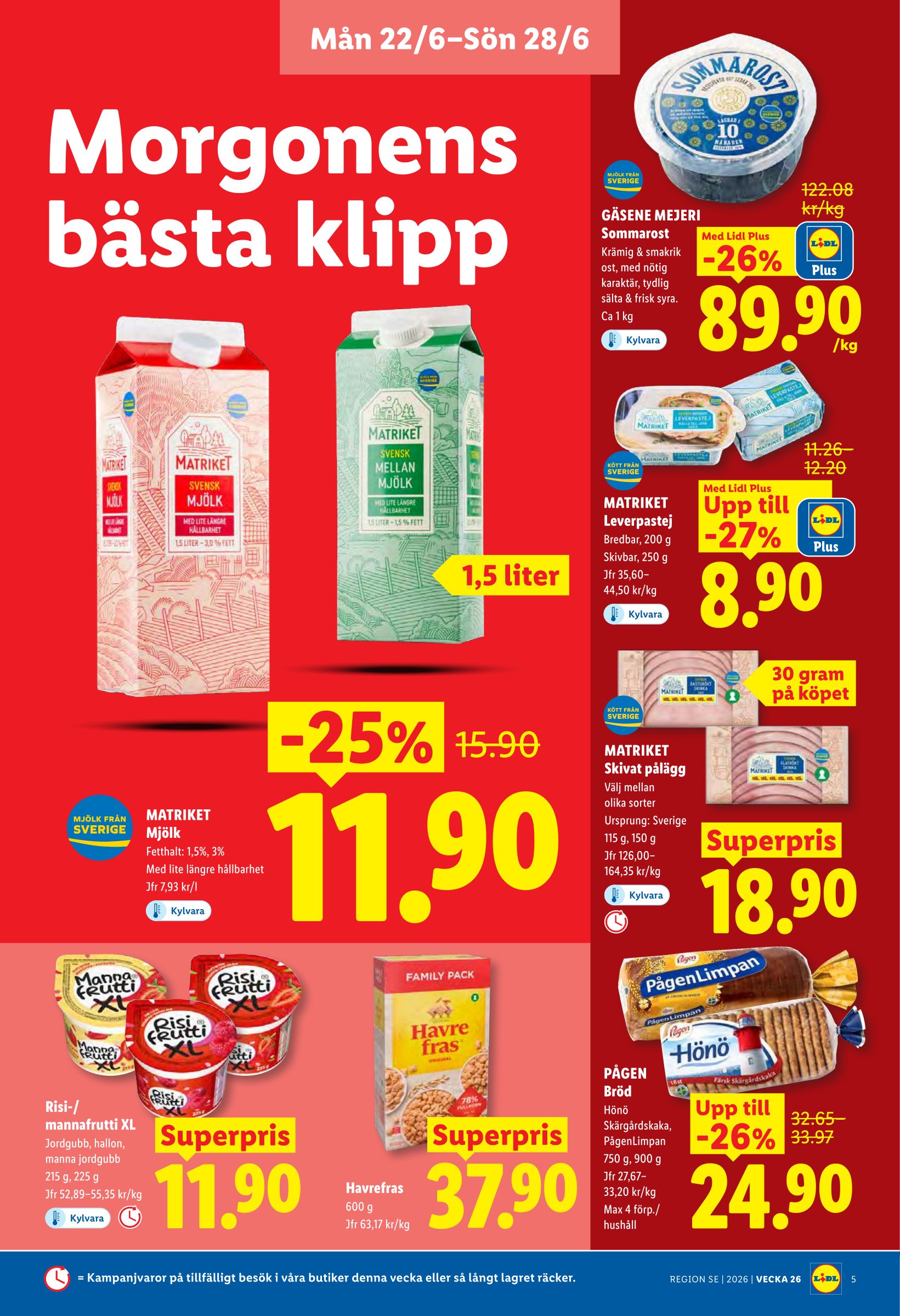 lidl - Nytt Lidl reklamblad från måndag, 22/06/2026 till söndag, 28/06/2026 - page: 5
