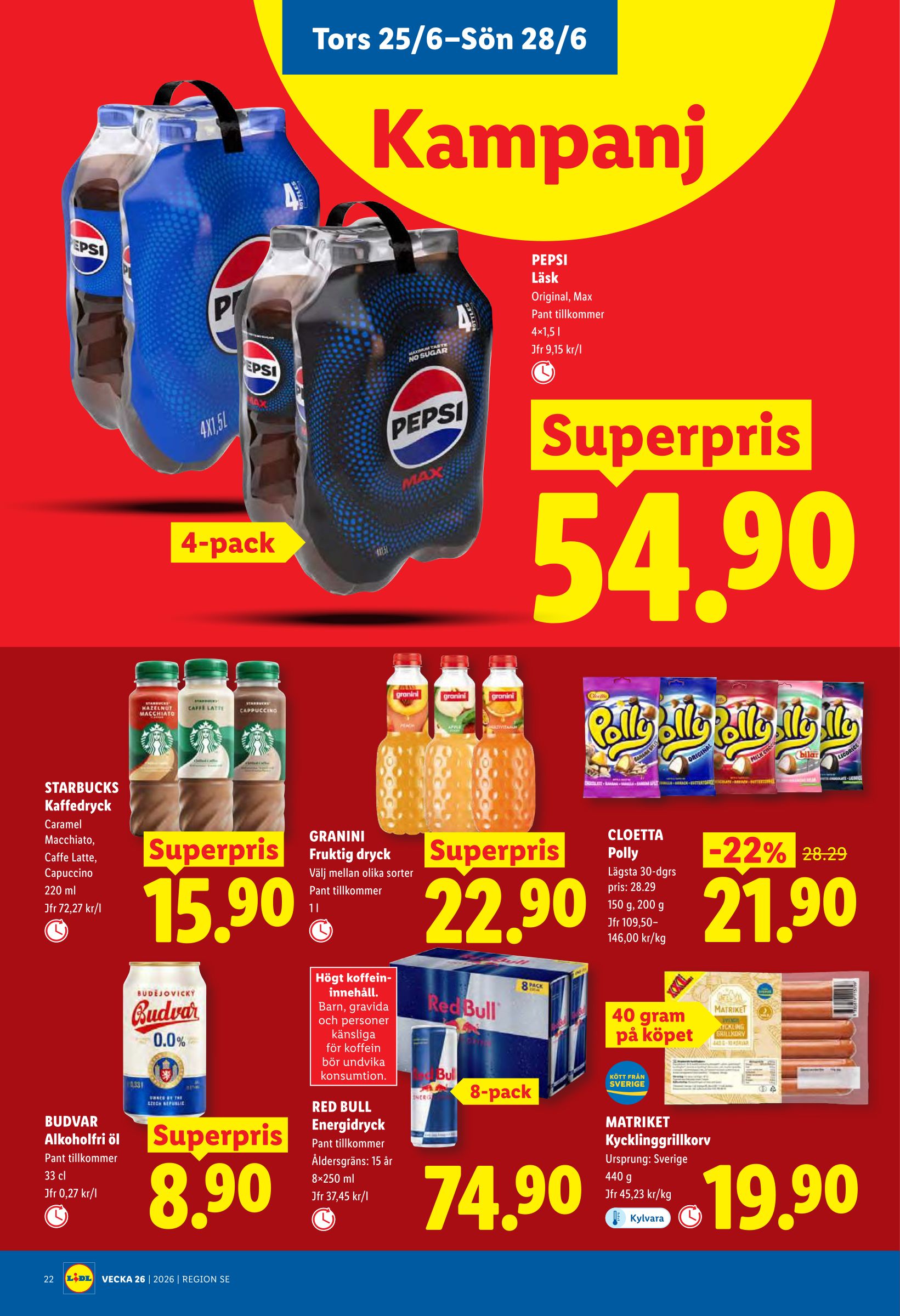 lidl - Nytt Lidl reklamblad från måndag, 22/06/2026 till söndag, 28/06/2026 - page: 28