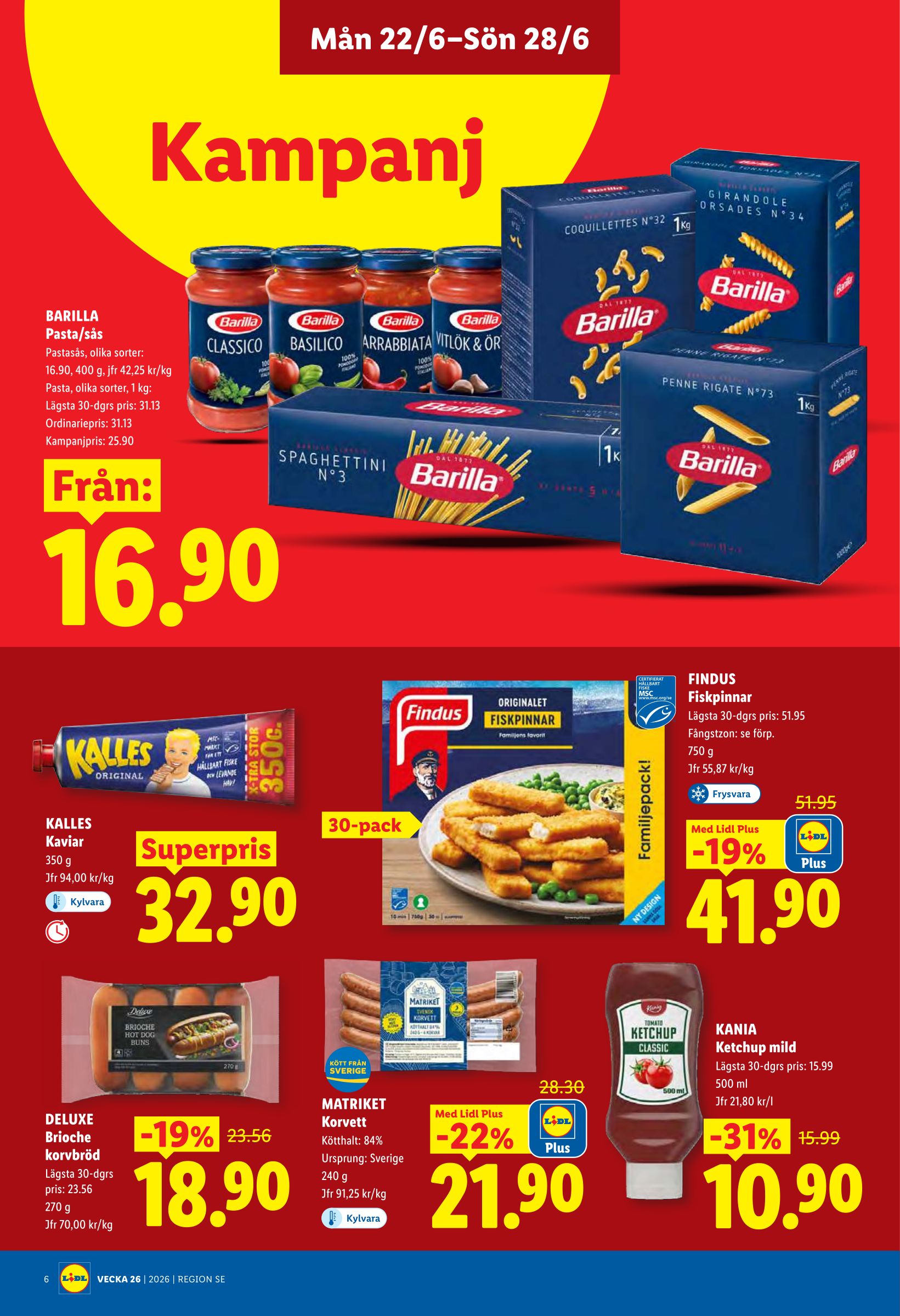 lidl - Nytt Lidl reklamblad från måndag, 22/06/2026 till söndag, 28/06/2026 - page: 6