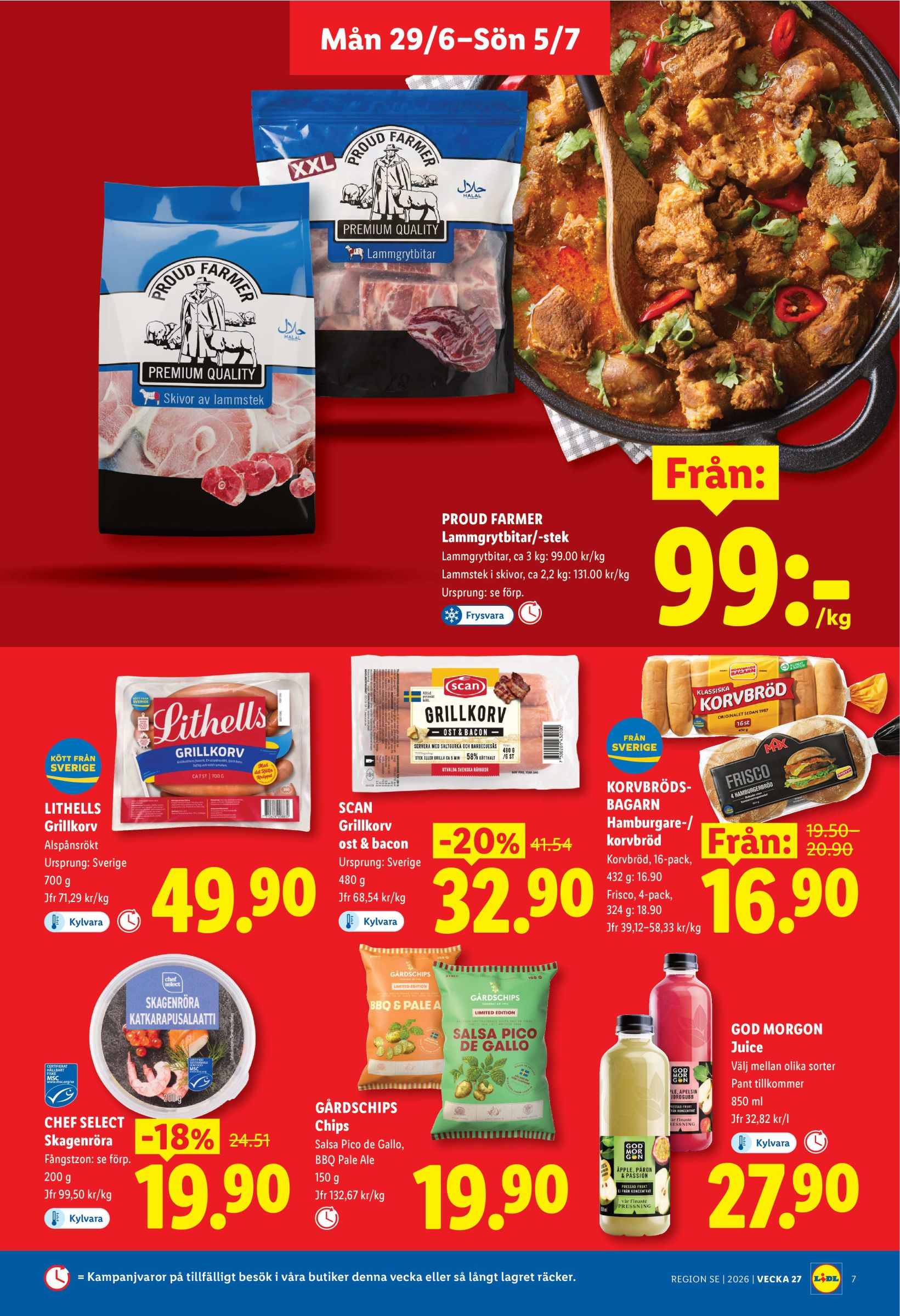 lidl - Nytt Lidl reklamblad från måndag, 29/06/2026 till söndag, 05/07/2026 - page: 7