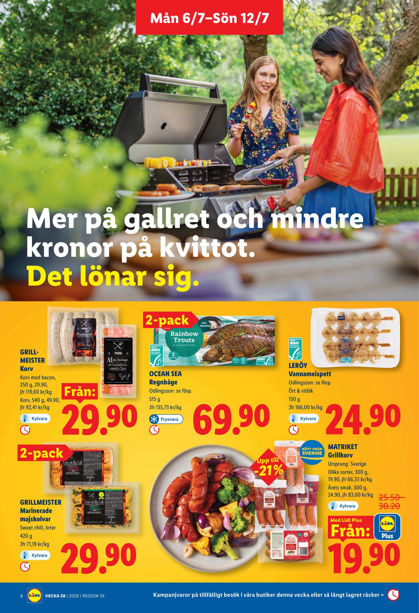 lidl - Nytt Lidl reklamblad från måndag, 06/07/2026 till söndag, 12/07/2026 - page: 8