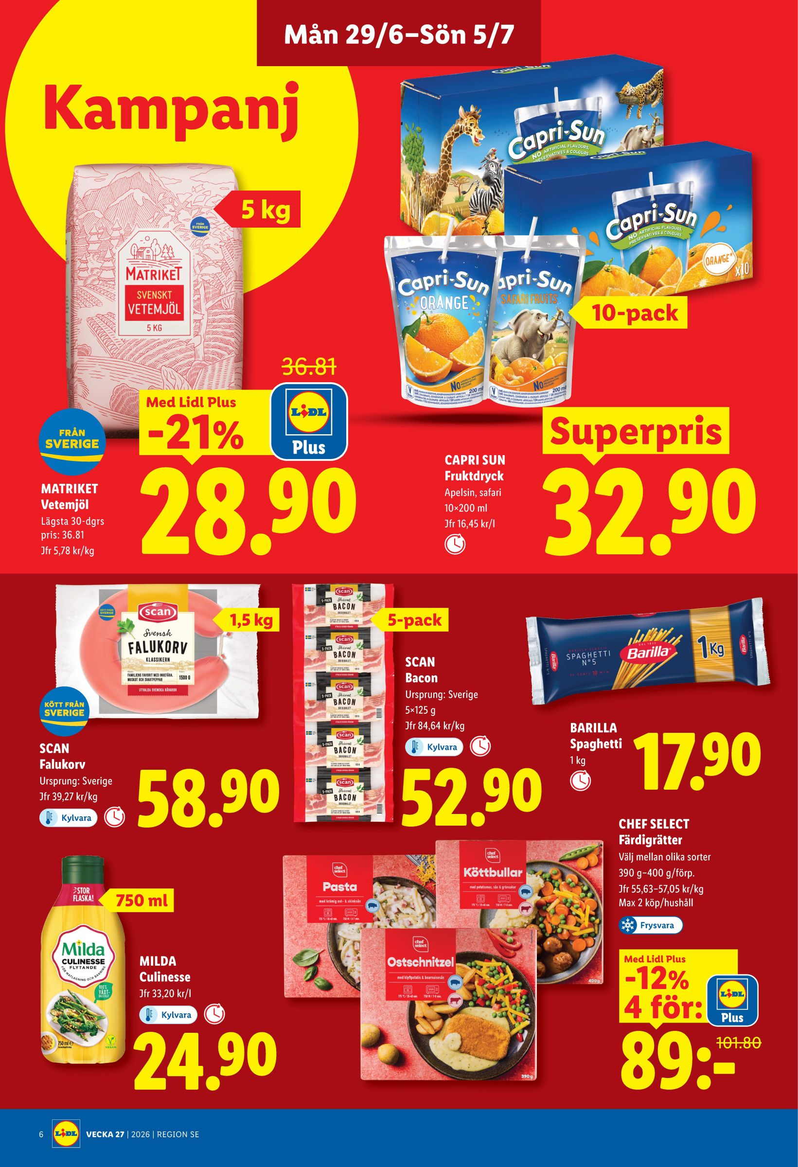 lidl - Aktuellt Lidl reklamblad från måndag, 29/06/2026 till söndag, 05/07/2026 - page: 6