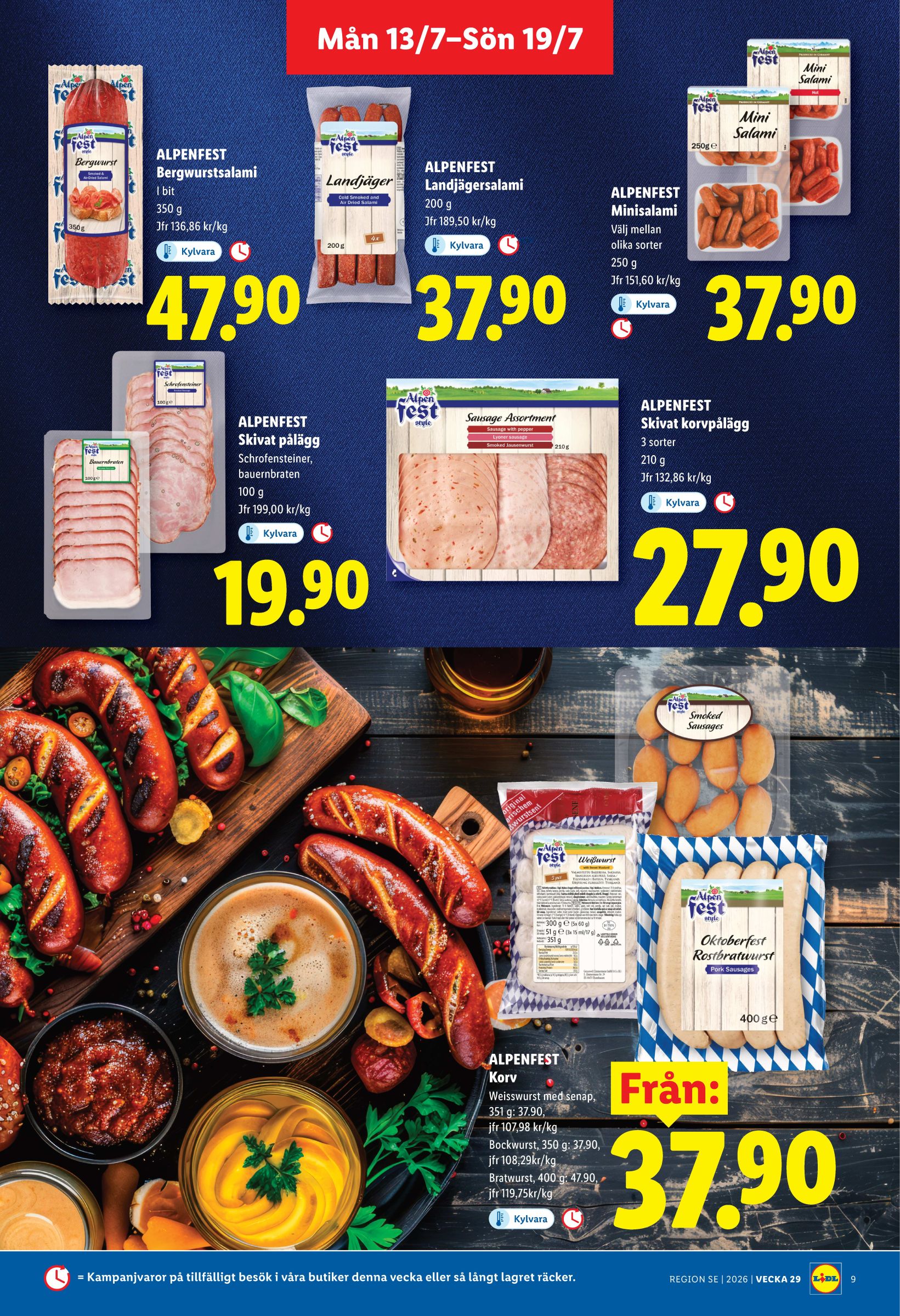 lidl - Nytt Lidl reklamblad från måndag, 13/07/2026 till söndag, 19/07/2026 - page: 9