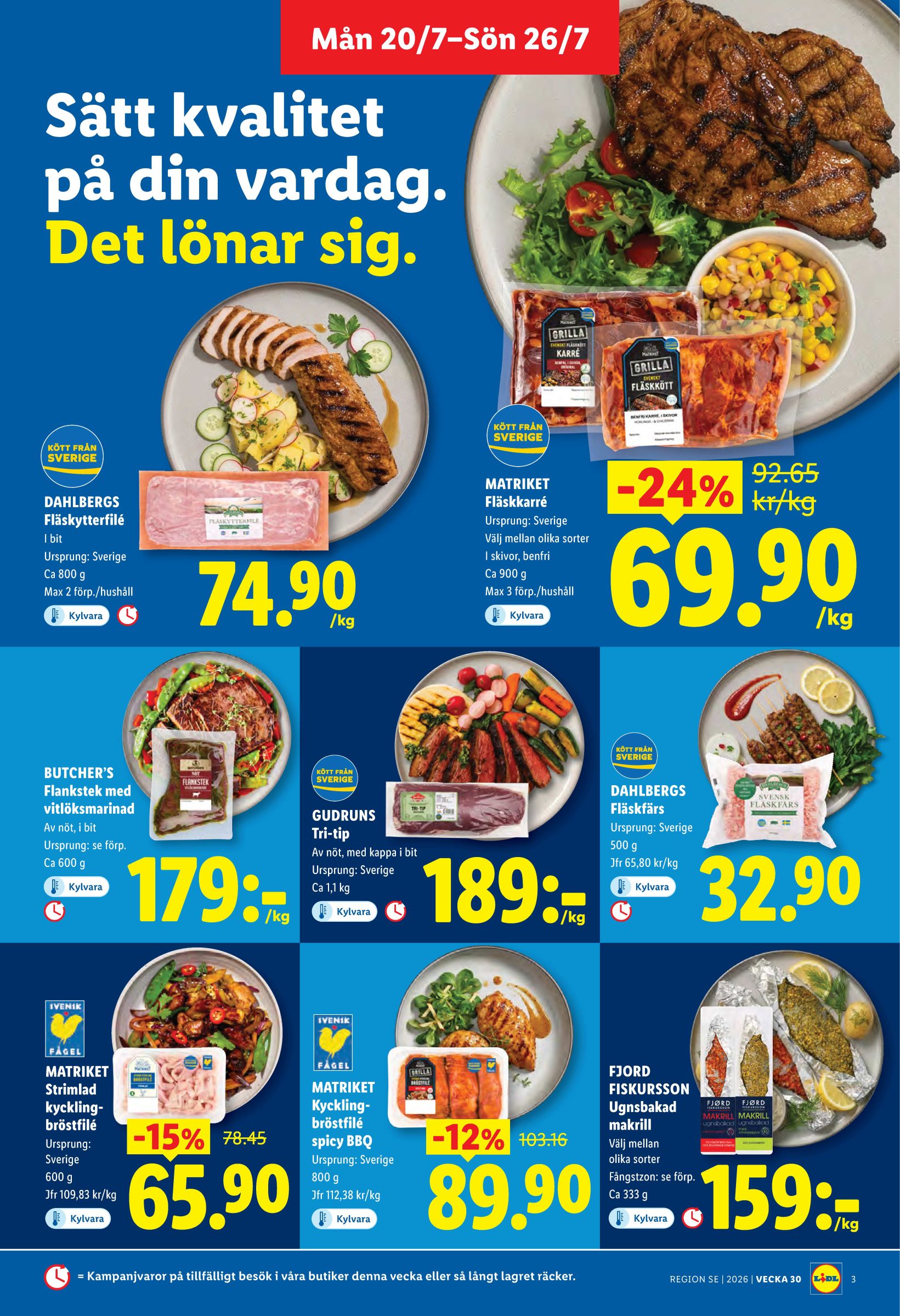 lidl - Nytt Lidl reklamblad från måndag, 20/07/2026 till söndag, 26/07/2026 - page: 3