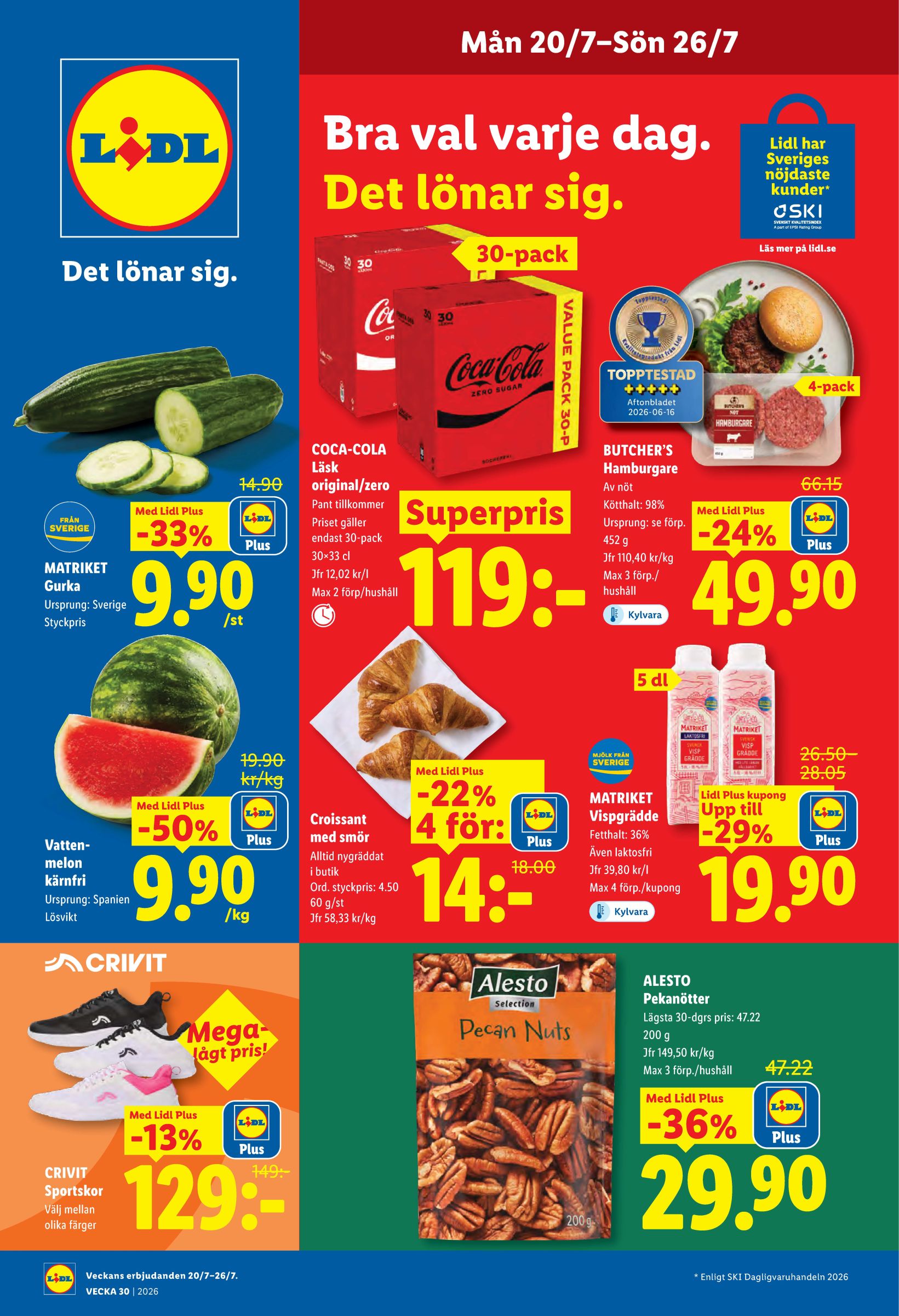lidl - Nytt Lidl reklamblad från måndag, 20/07/2026 till söndag, 26/07/2026