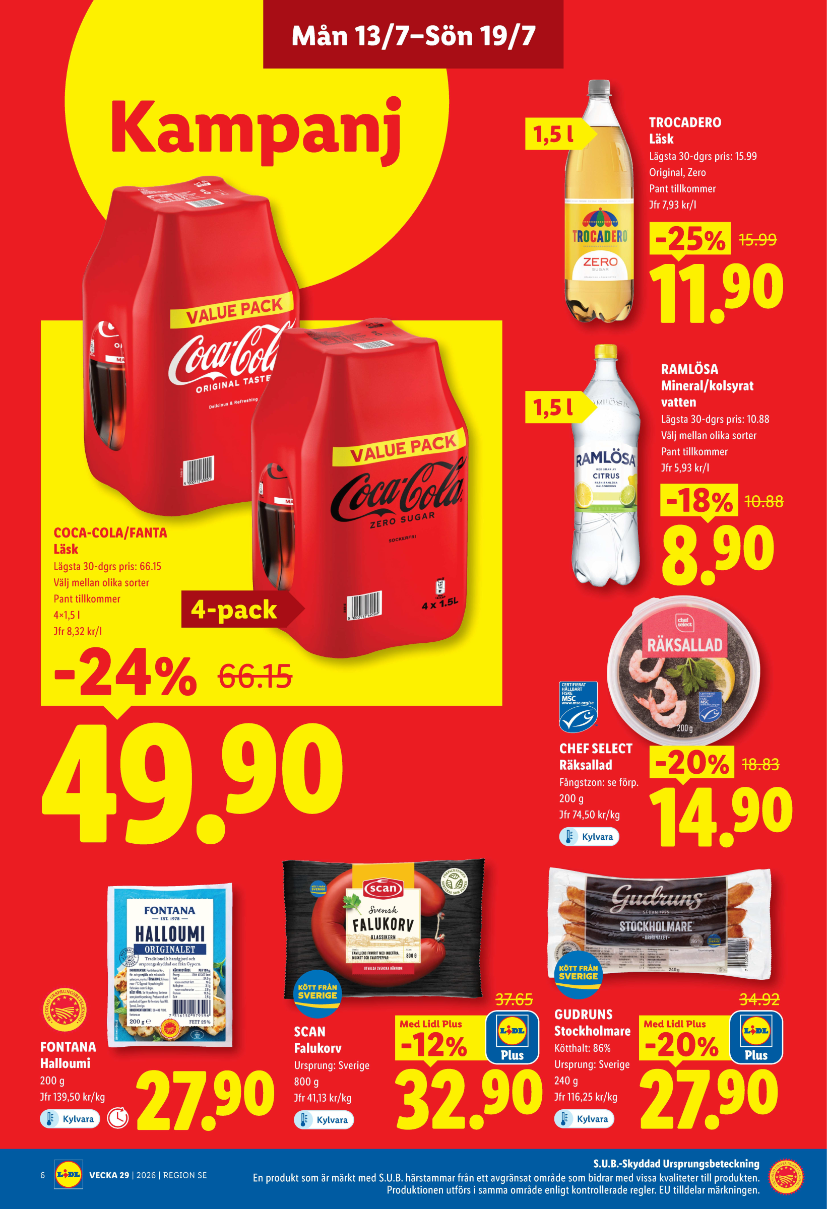 lidl - Aktuellt Lidl reklamblad från måndag, 13/07/2026 till söndag, 19/07/2026 - page: 6
