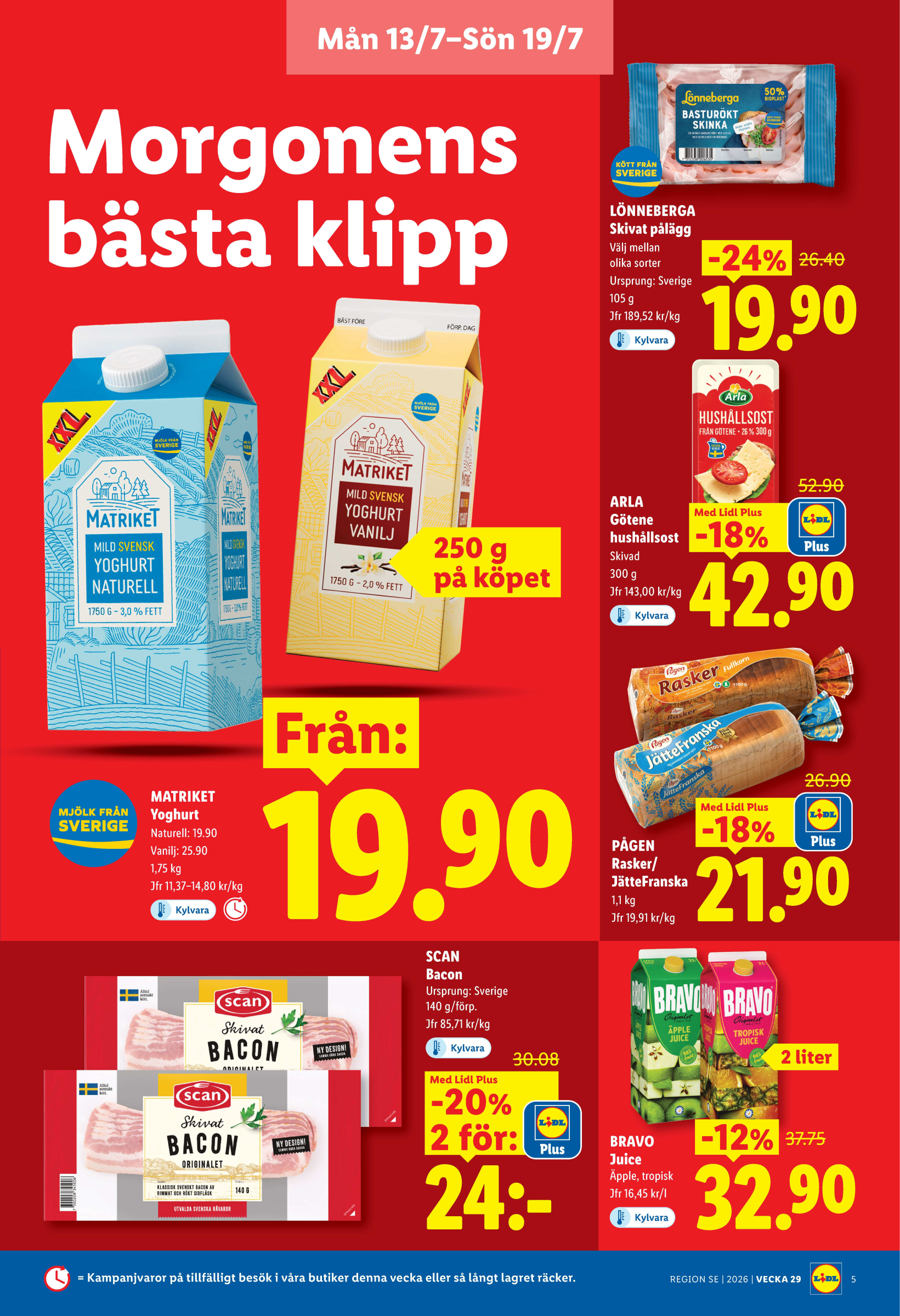 lidl - Aktuellt Lidl reklamblad från måndag, 13/07/2026 till söndag, 19/07/2026 - page: 5