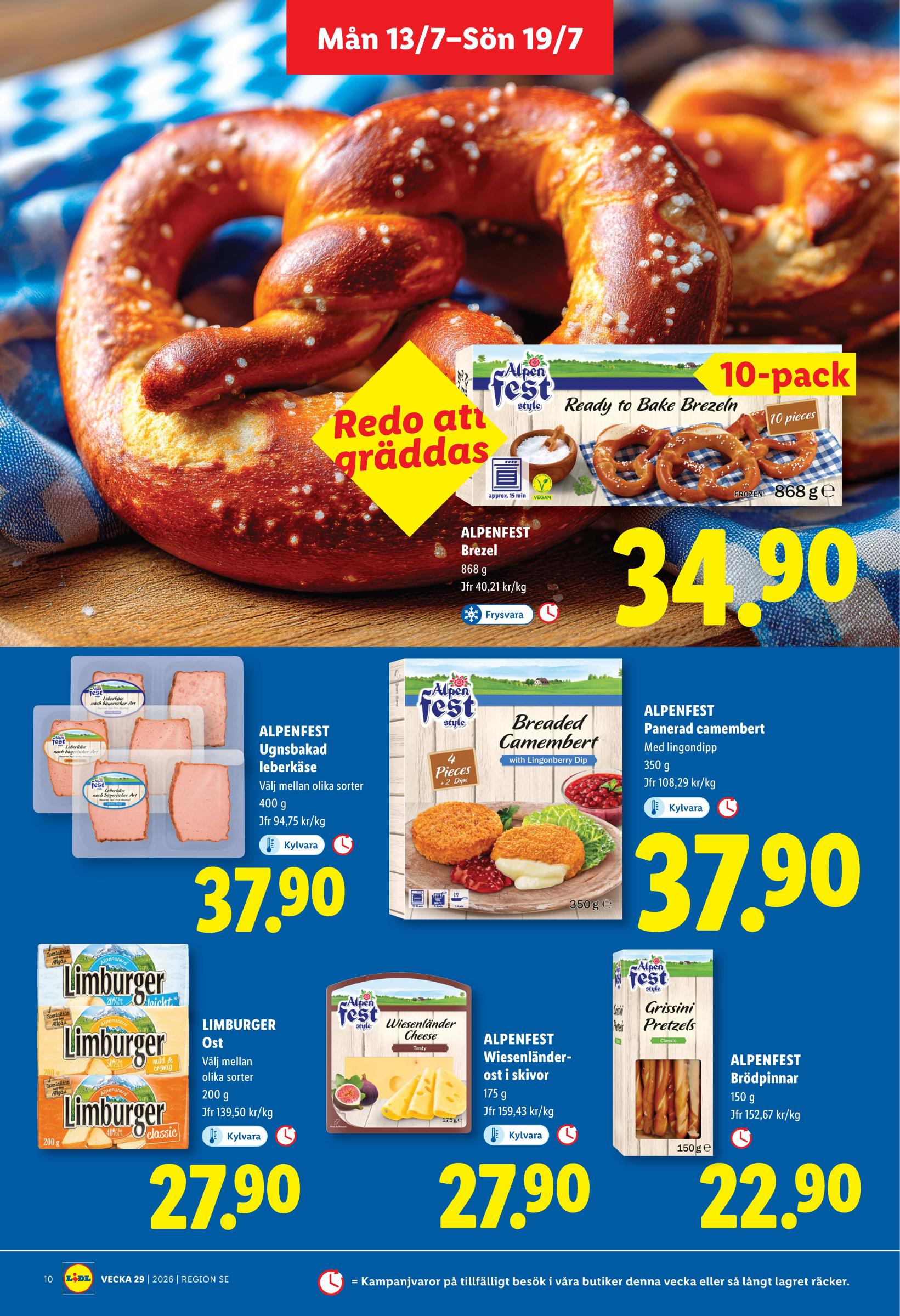 lidl - Aktuellt Lidl reklamblad från måndag, 13/07/2026 till söndag, 19/07/2026 - page: 10
