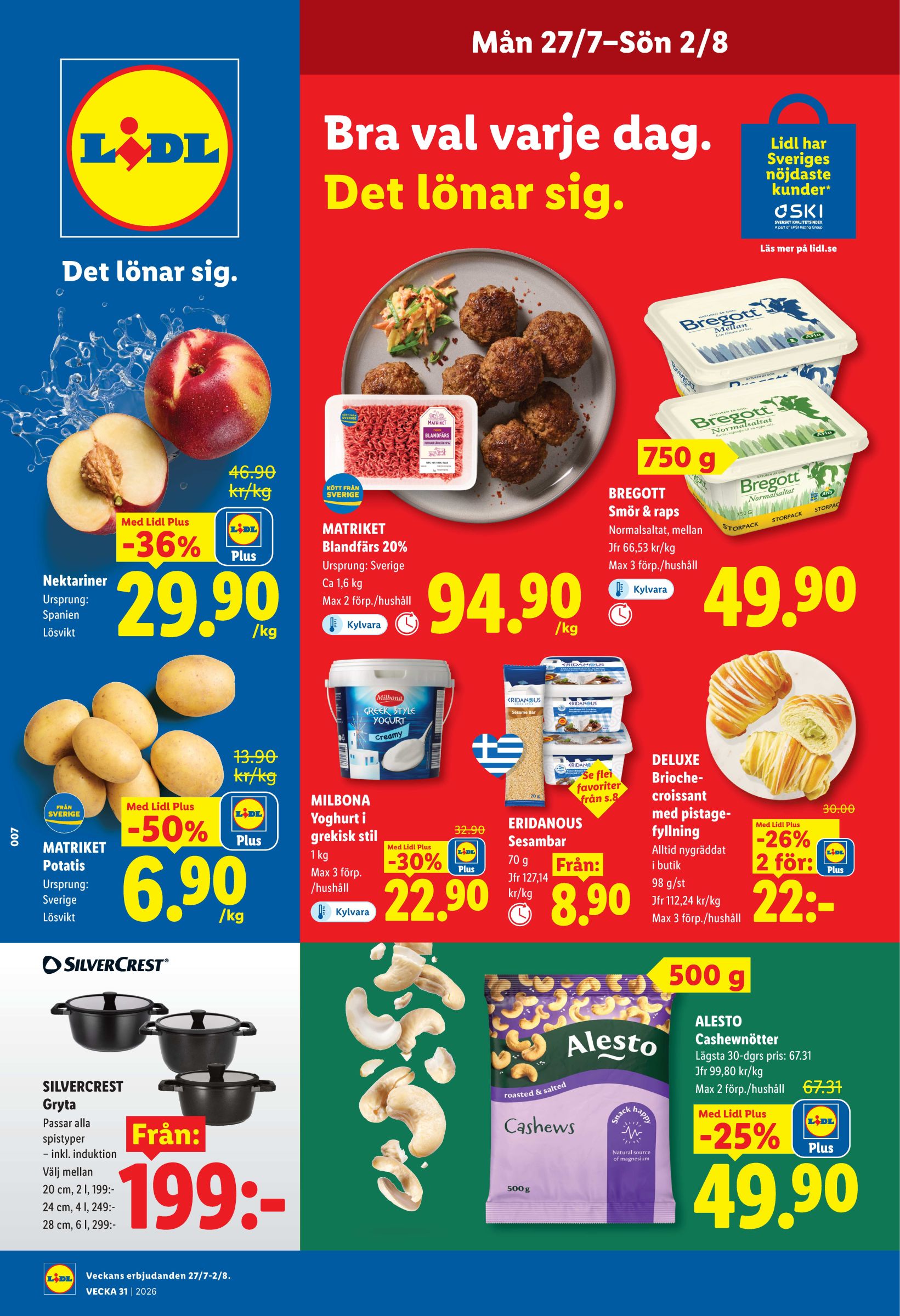 lidl - Nytt Lidl reklamblad från måndag, 27/07/2026 till söndag, 02/08/2026