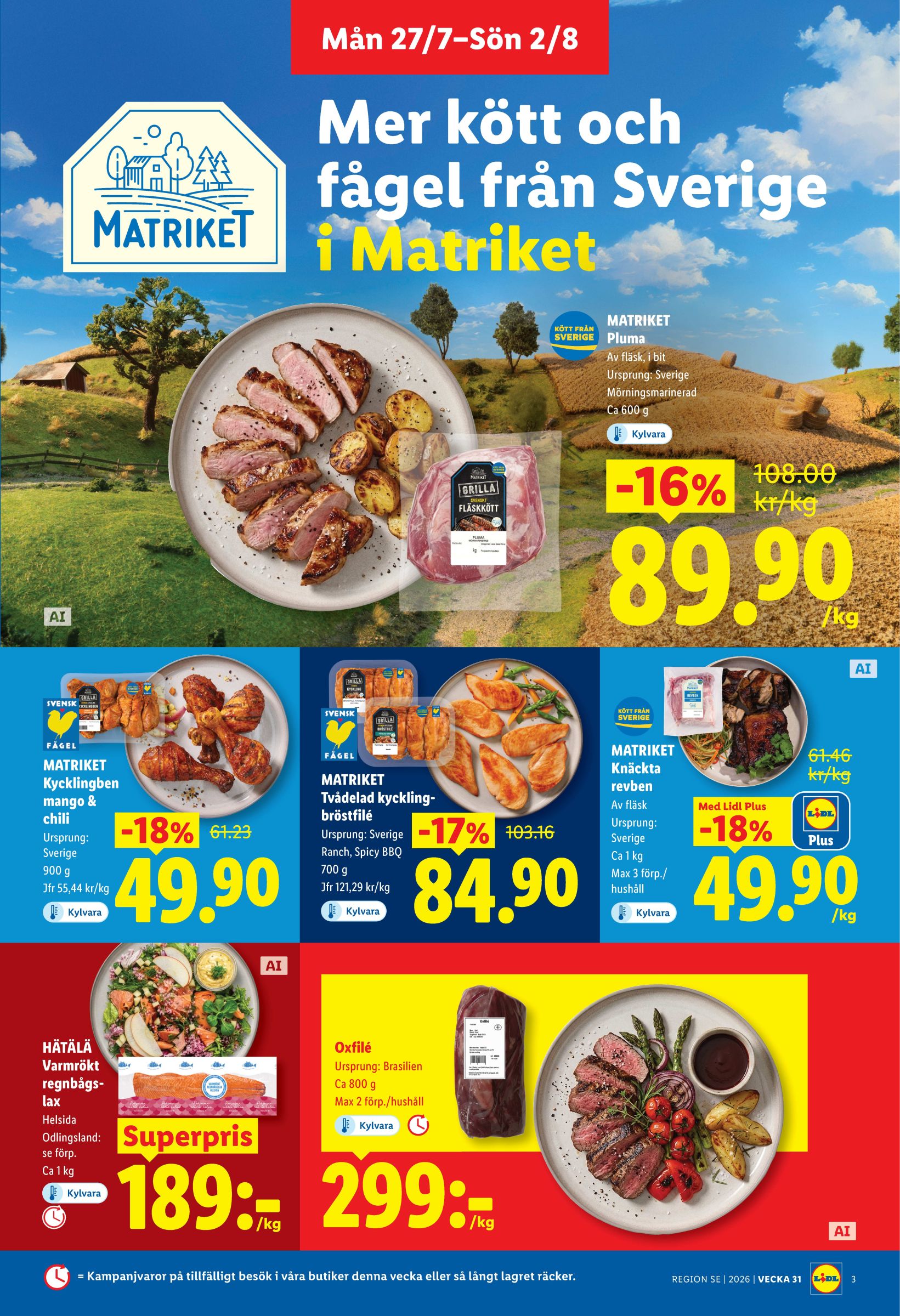 lidl - Nytt Lidl reklamblad från måndag, 27/07/2026 till söndag, 02/08/2026 - page: 3
