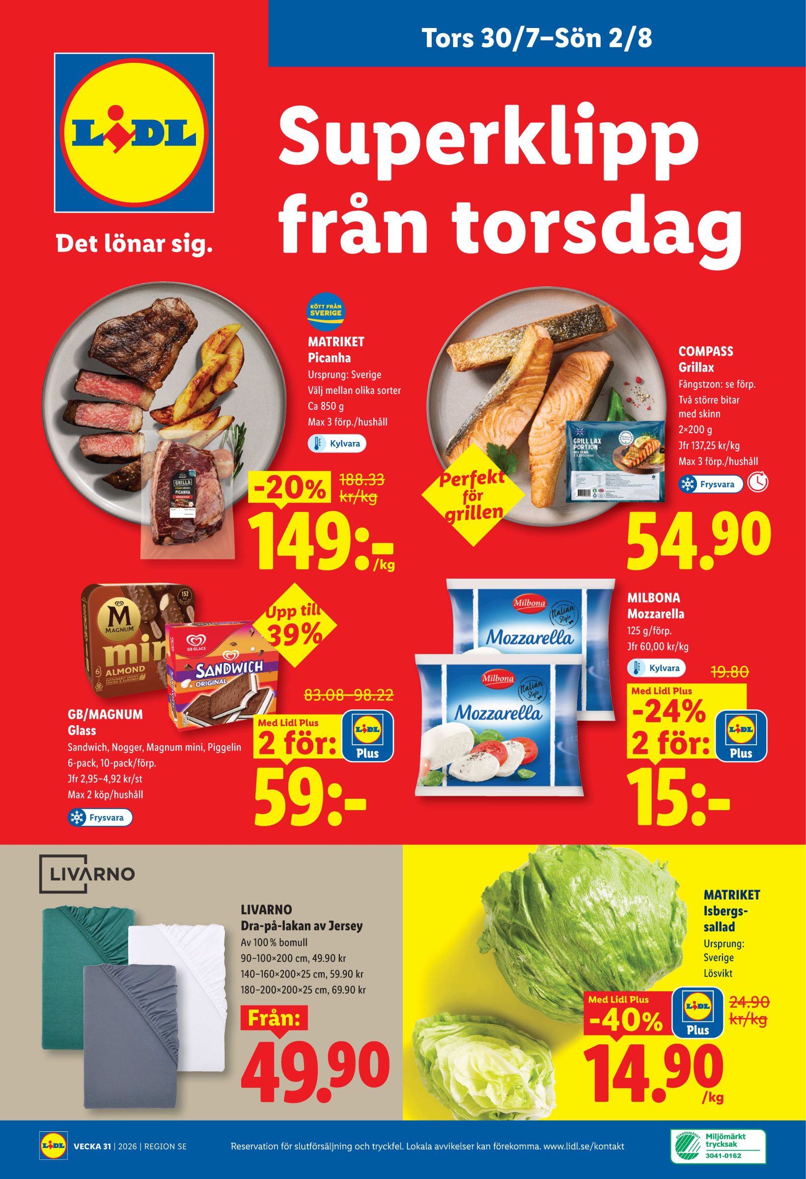 lidl - Nytt Lidl reklamblad från måndag, 27/07/2026 till söndag, 02/08/2026 - page: 30