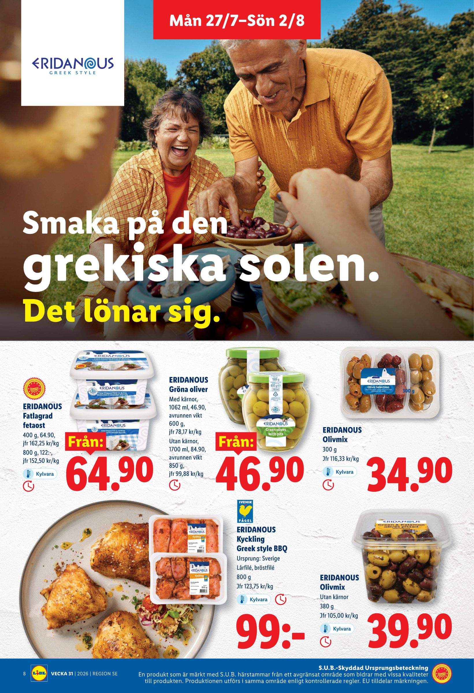 lidl - Nytt Lidl reklamblad från måndag, 27/07/2026 till söndag, 02/08/2026 - page: 8