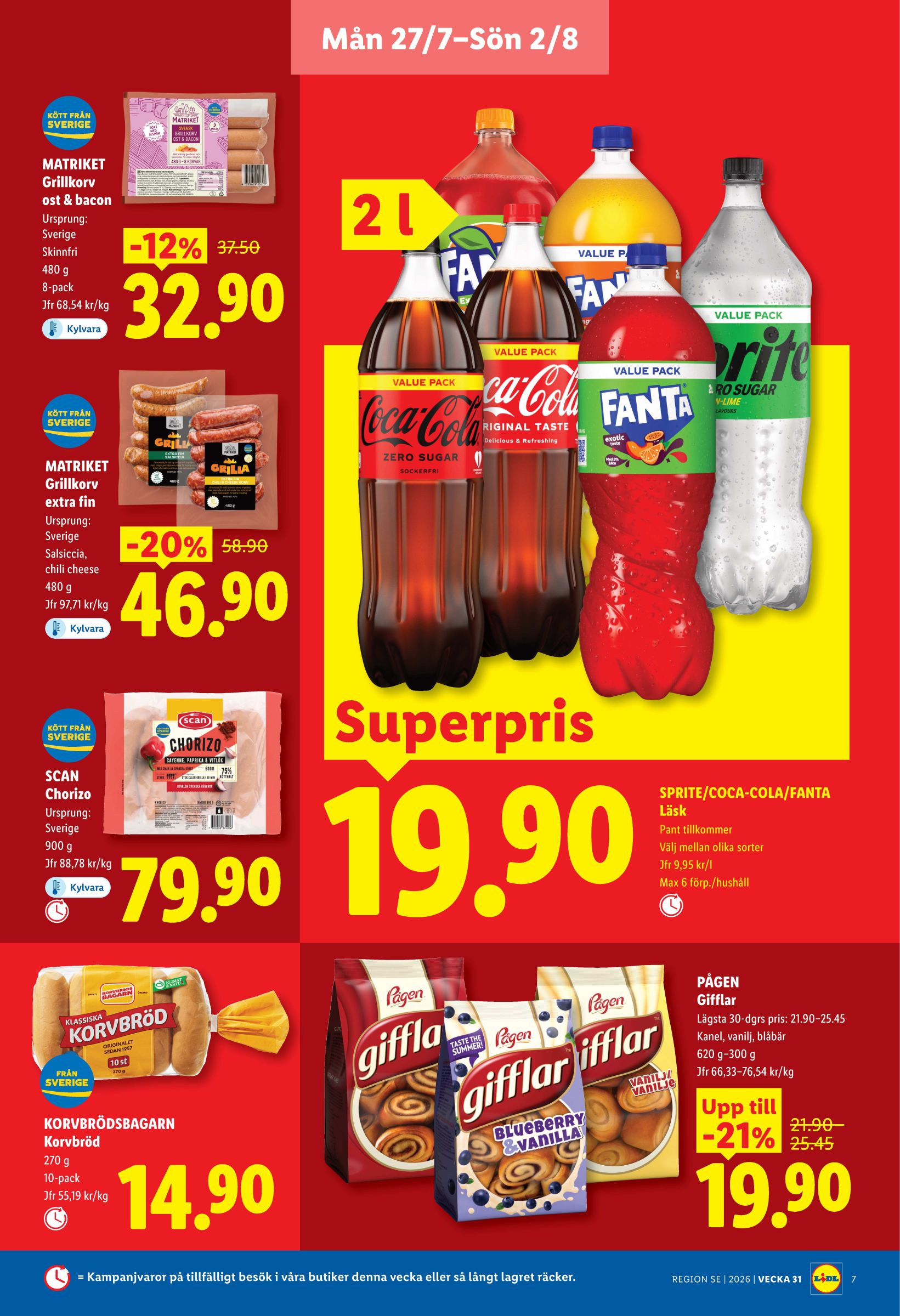 lidl - Nytt Lidl reklamblad från måndag, 27/07/2026 till söndag, 02/08/2026 - page: 7
