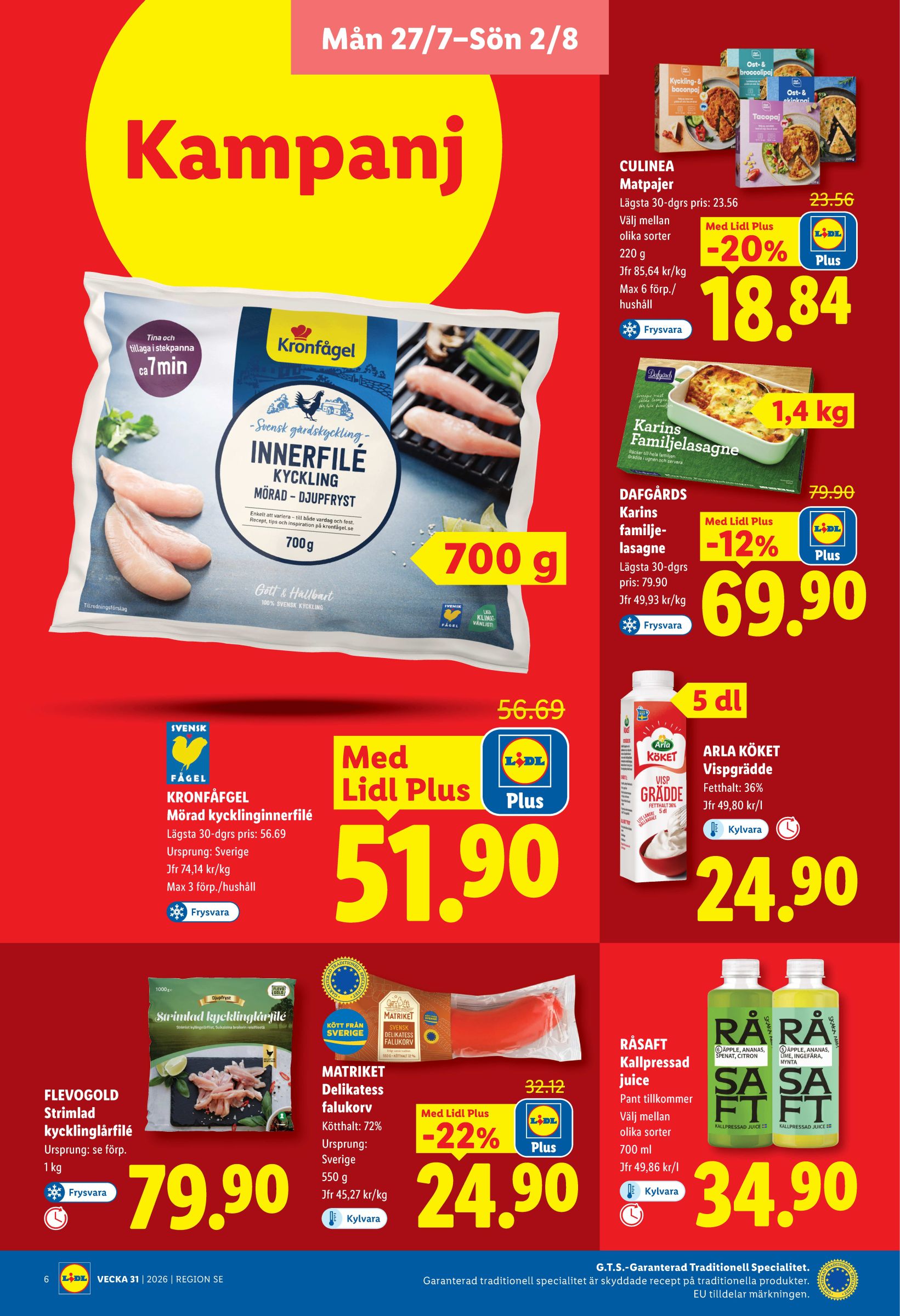 lidl - Nytt Lidl reklamblad från måndag, 27/07/2026 till söndag, 02/08/2026 - page: 6