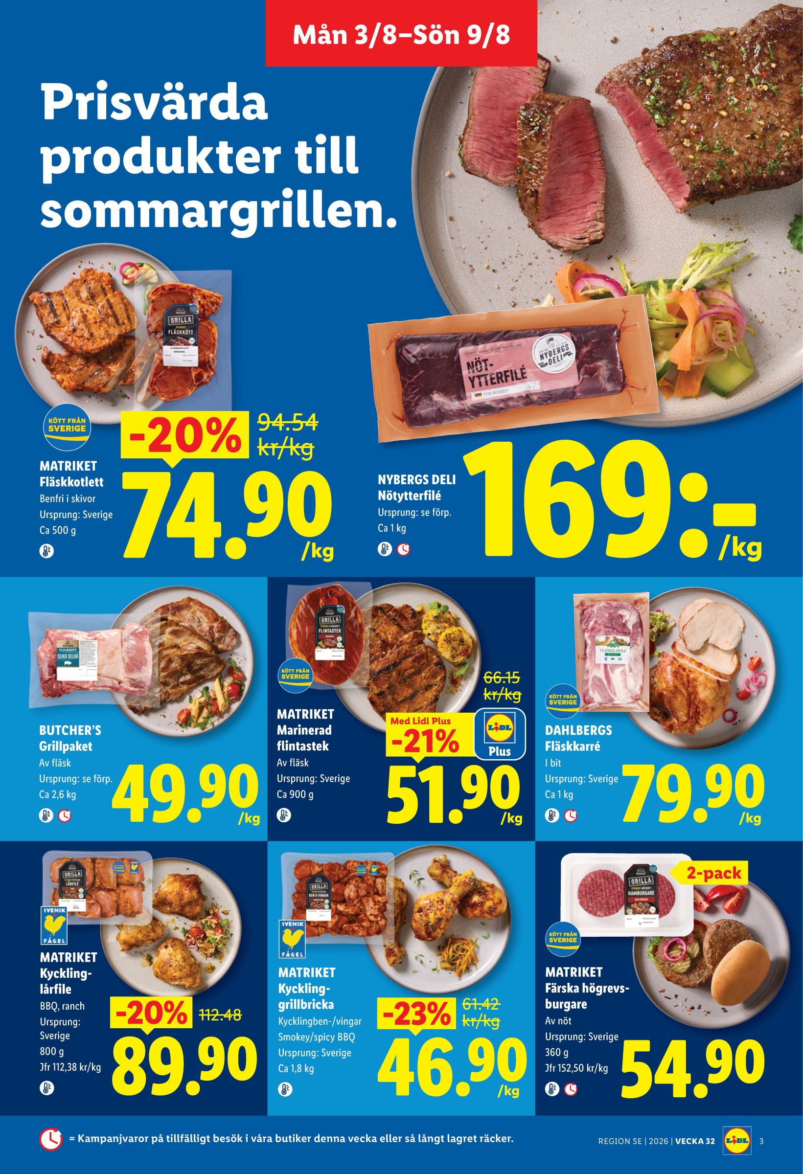 lidl - Nytt Lidl reklamblad från måndag, 03/08/2026 till söndag, 09/08/2026 - page: 3