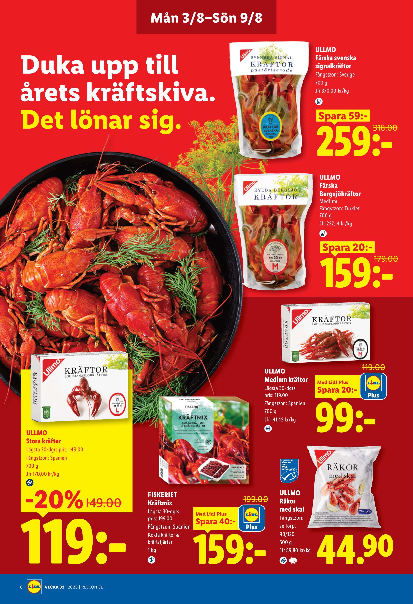 lidl - Nytt Lidl reklamblad från måndag, 03/08/2026 till söndag, 09/08/2026 - page: 6