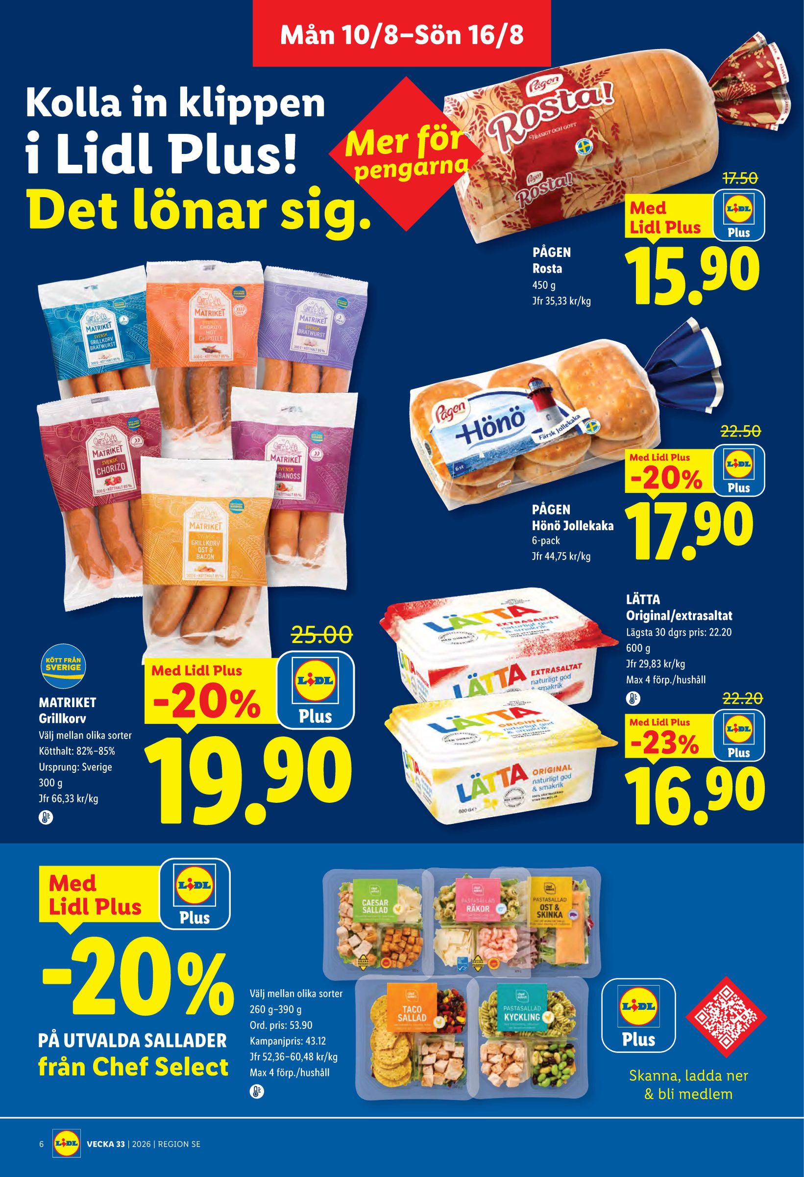 lidl - Nytt Lidl reklamblad från måndag, 10/08/2026 till söndag, 16/08/2026 - page: 6