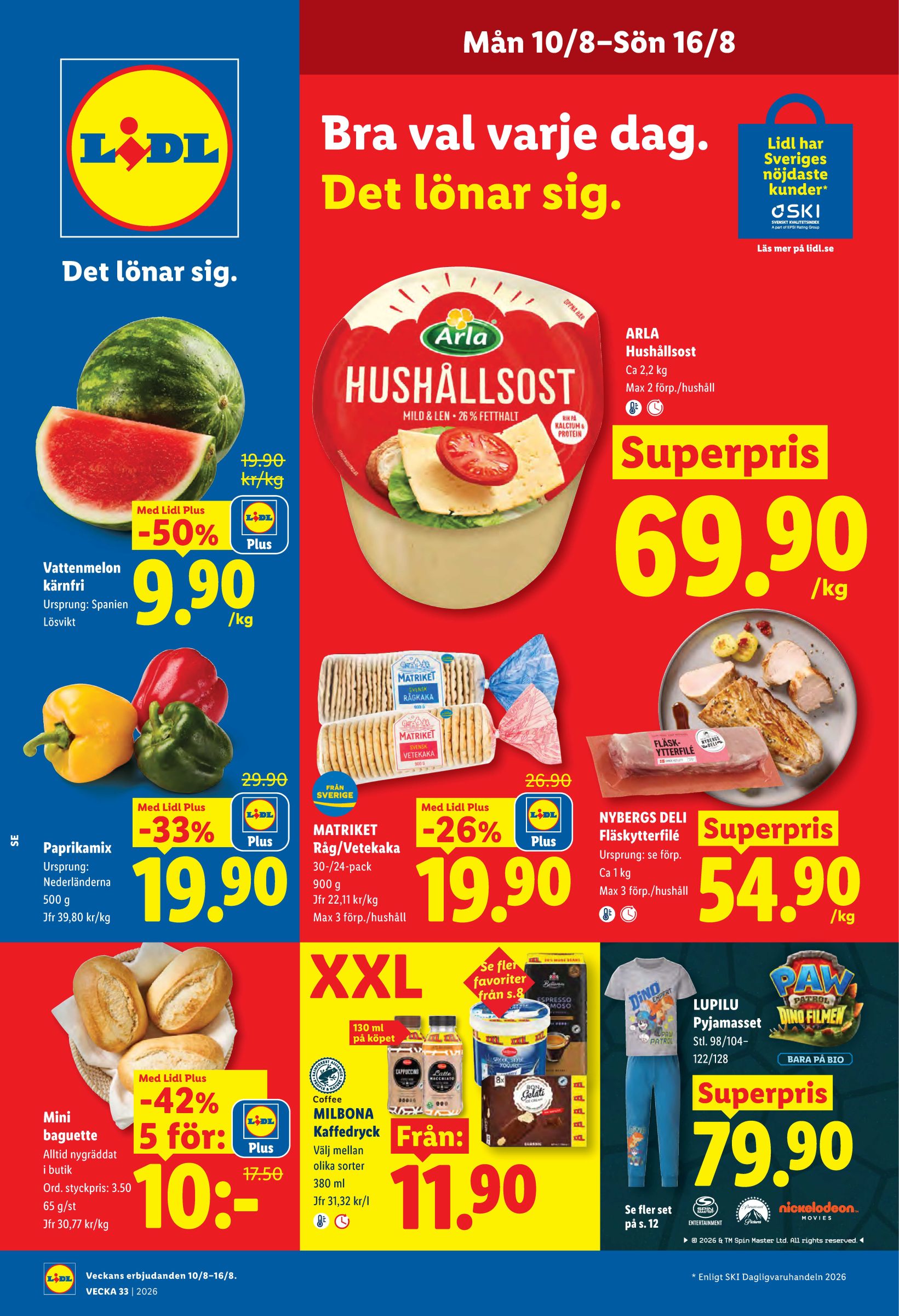 lidl - Nytt Lidl reklamblad från måndag, 10/08/2026 till söndag, 16/08/2026 - page: 1