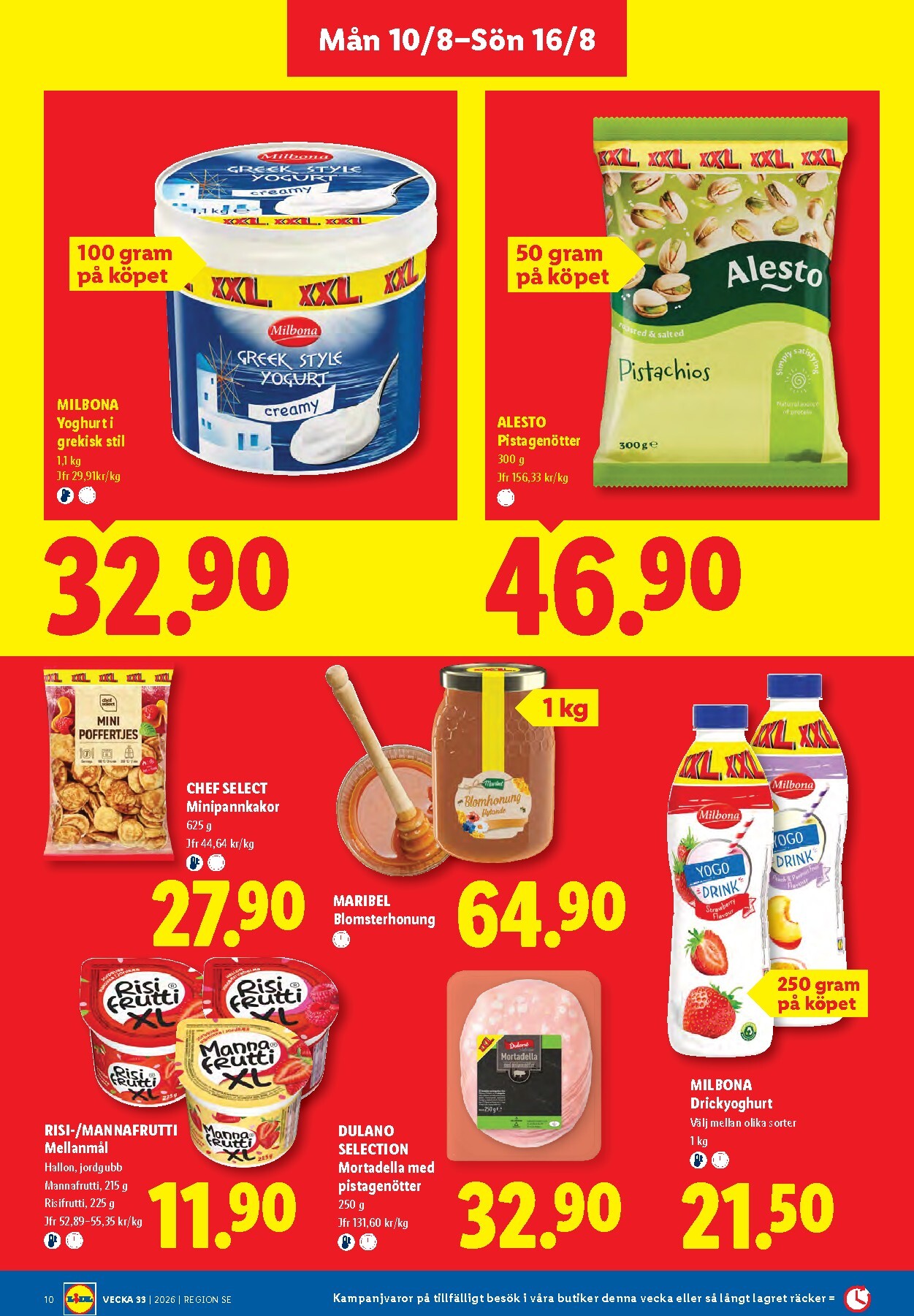 lidl - Aktuellt Lidl reklamblad från måndag, 10/08/2026 till söndag, 16/08/2026 - page: 10