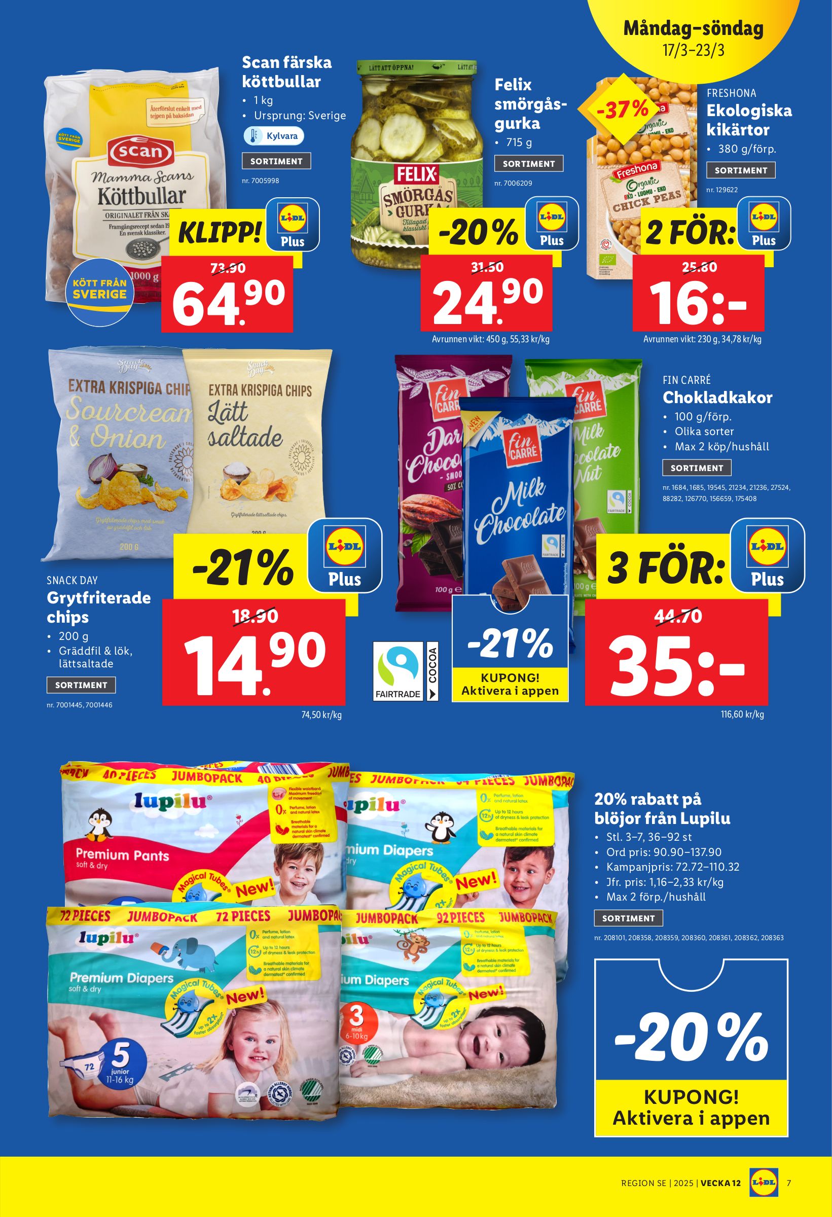 lidl - Lidl-reklambladet giltigt från 17/03 - 23/03 - page: 7