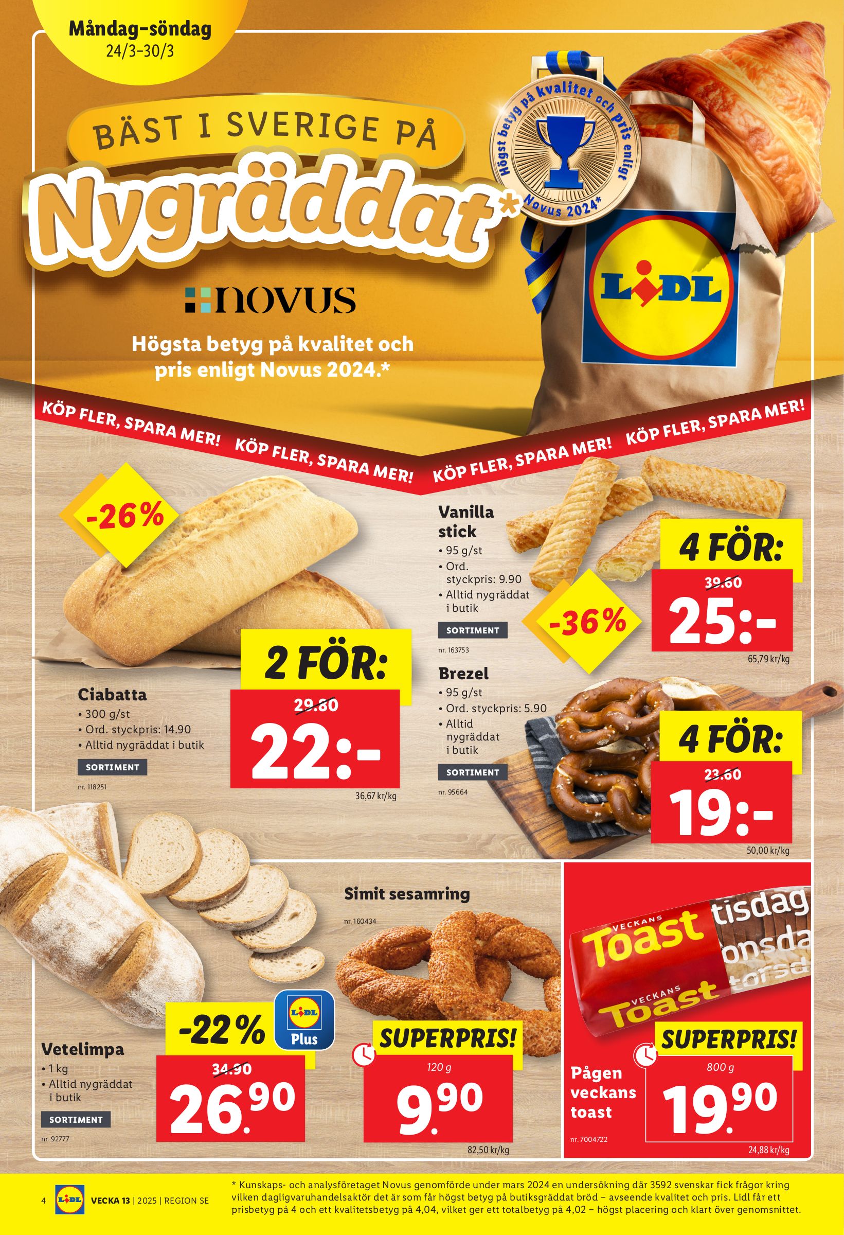 lidl - Lidl-reklambladet giltigt från 24/03 - 30/03 - page: 4
