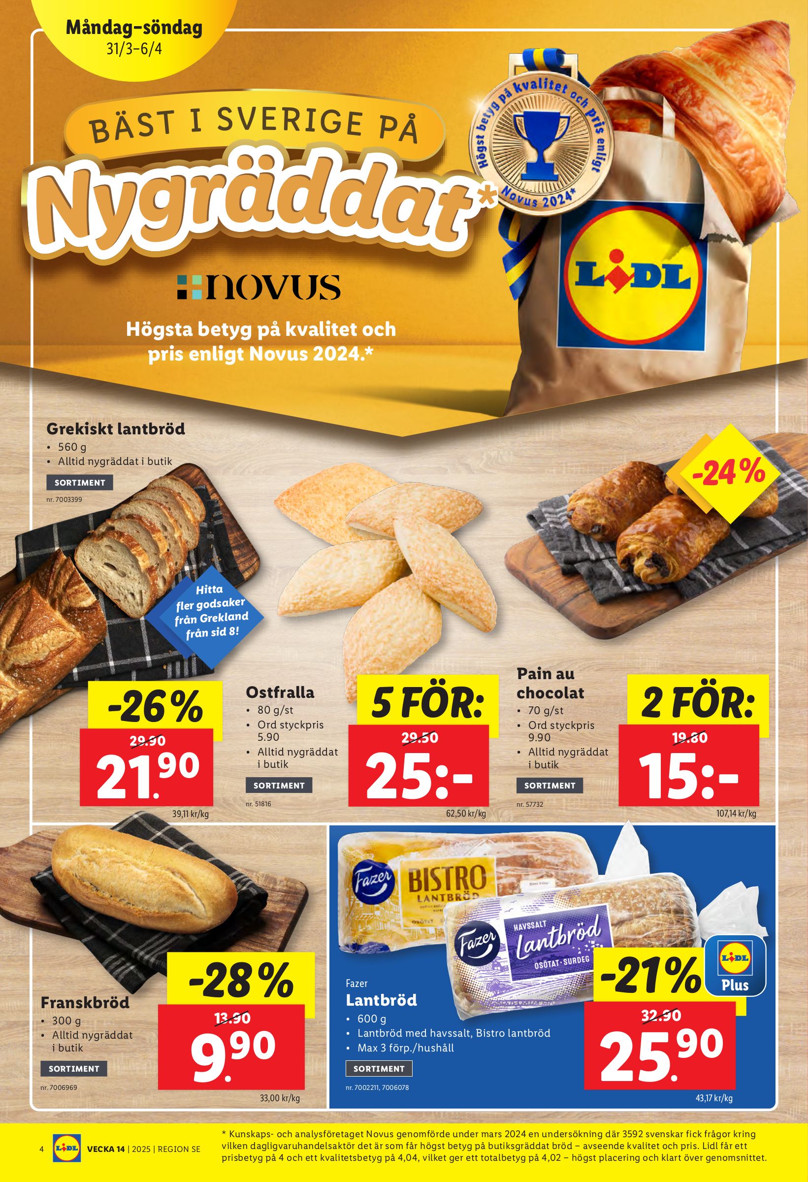 lidl - Lidl-reklambladet giltigt från 31/03 - 06/04 - page: 4