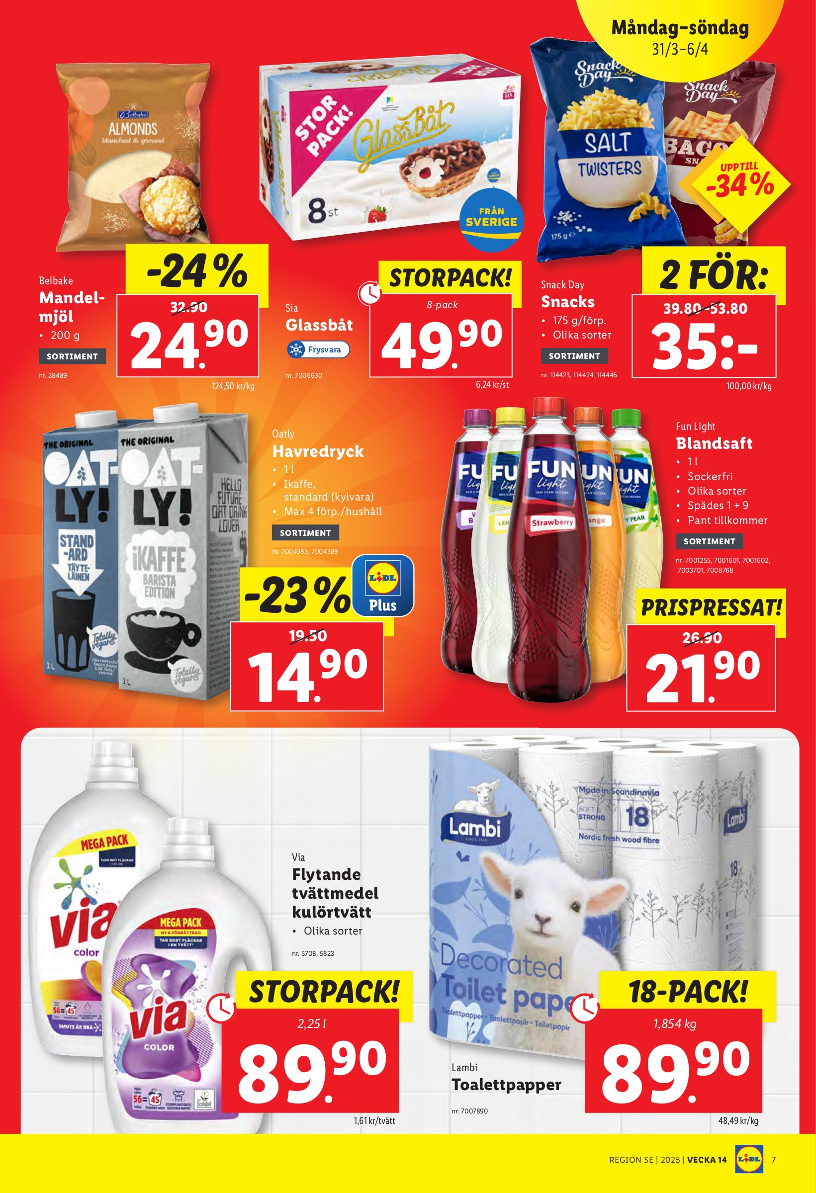 lidl - Lidl-reklambladet giltigt från 31/03 - 06/04 - page: 7