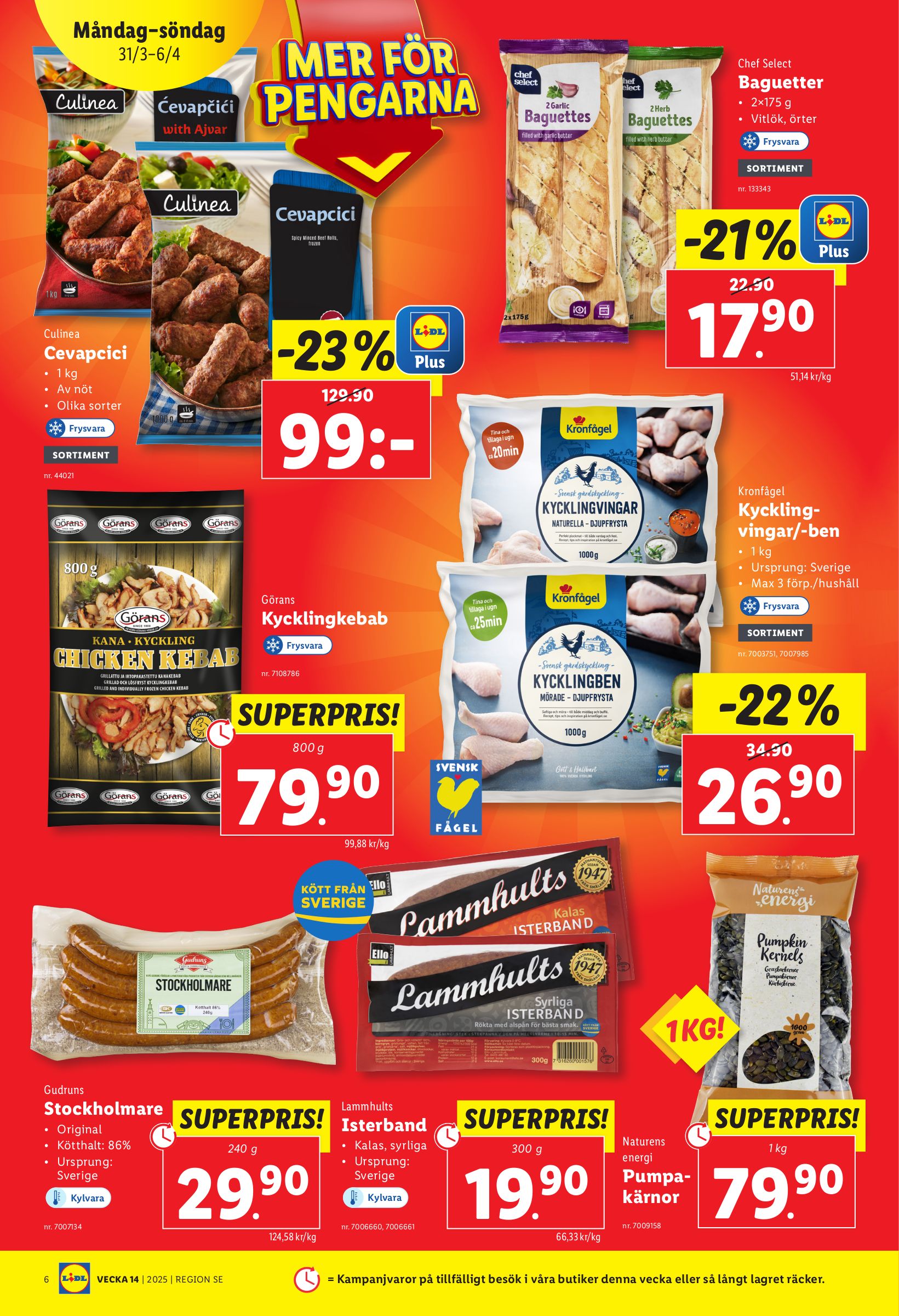 lidl - Lidl-reklambladet giltigt från 31/03 - 06/04 - page: 6