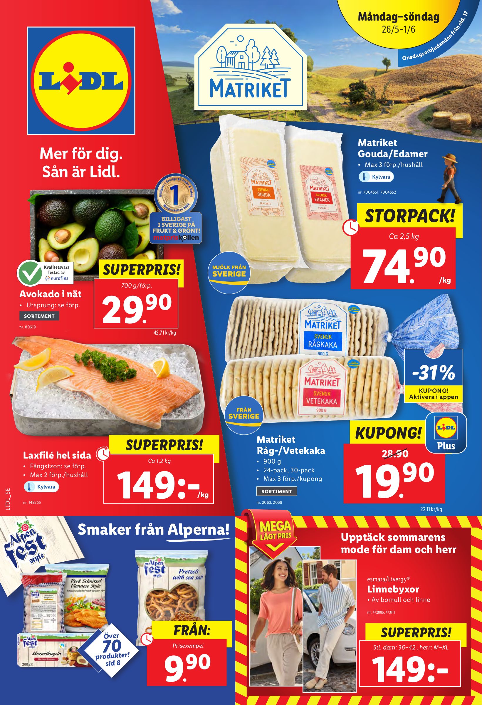 lidl - Lidl-reklambladet giltigt från 26/05 - 01/06