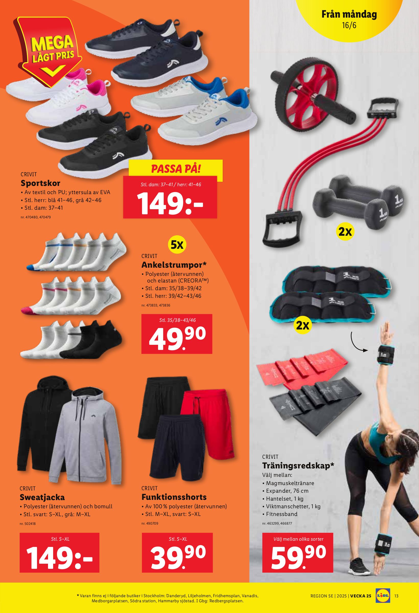 lidl - Lidl-reklambladet giltigt från 16/06 - 22/06 - page: 13