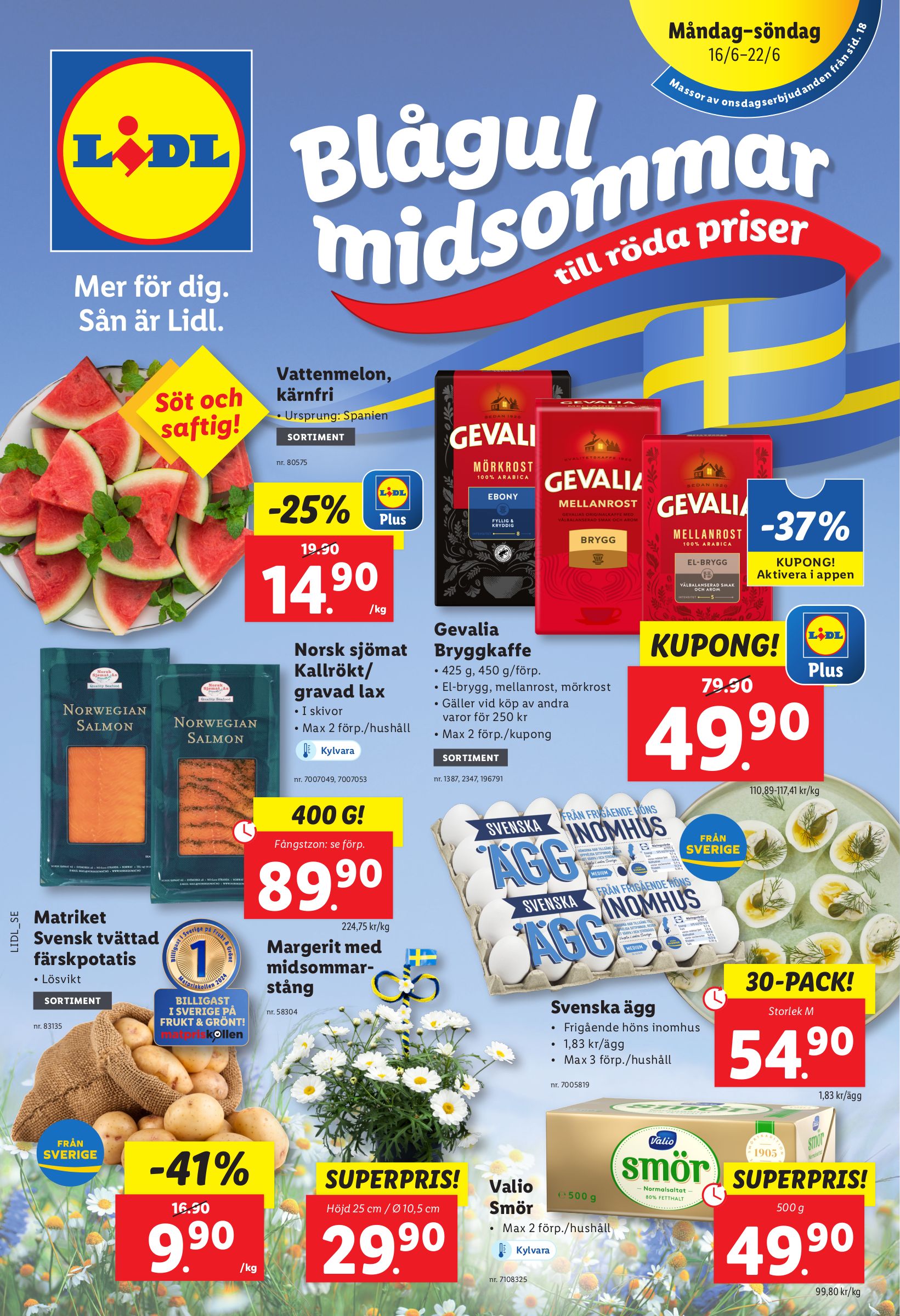 lidl - Lidl-reklambladet giltigt från 16/06 - 22/06 - page: 1