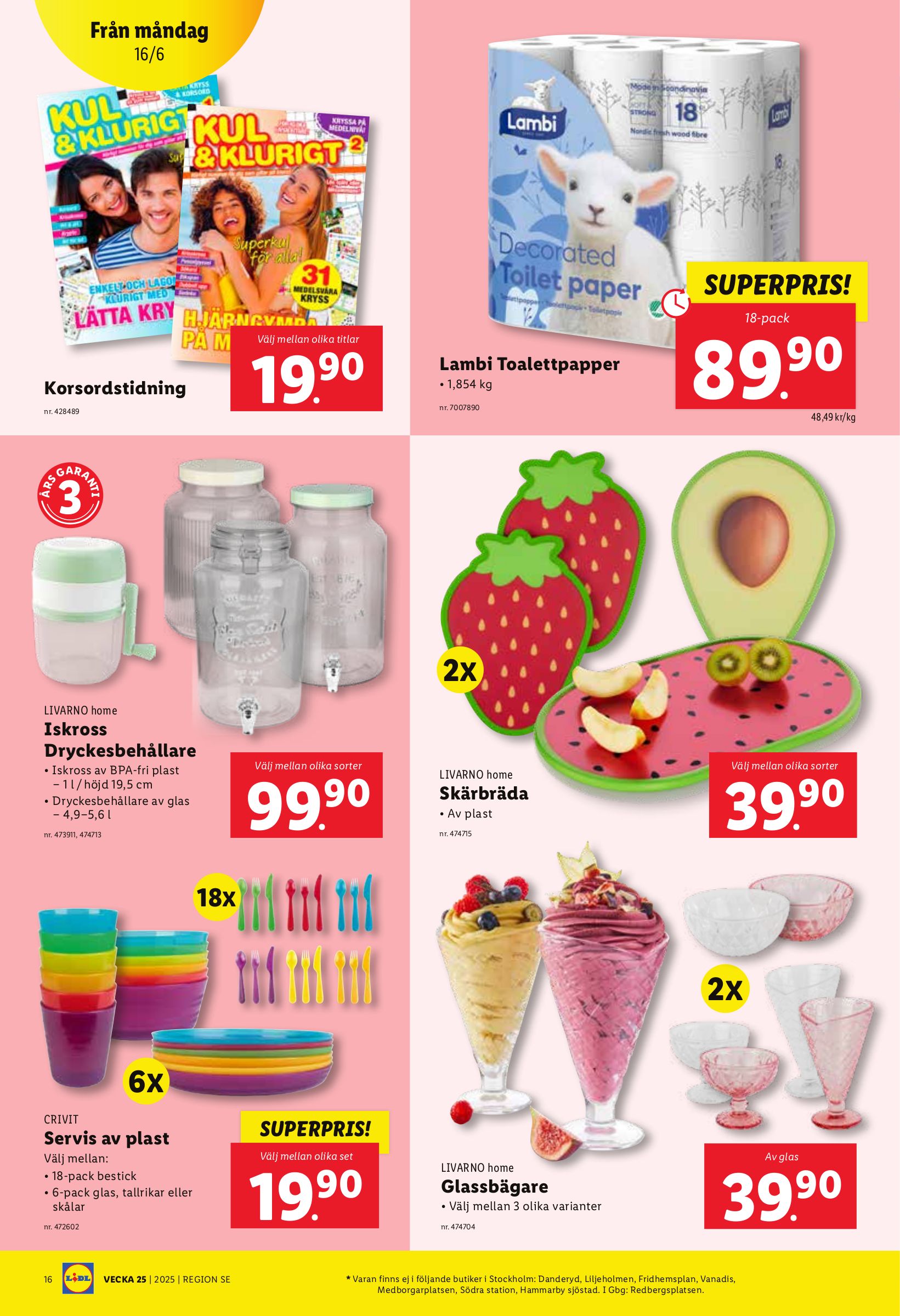 lidl - Lidl-reklambladet giltigt från 16/06 - 22/06 - page: 18