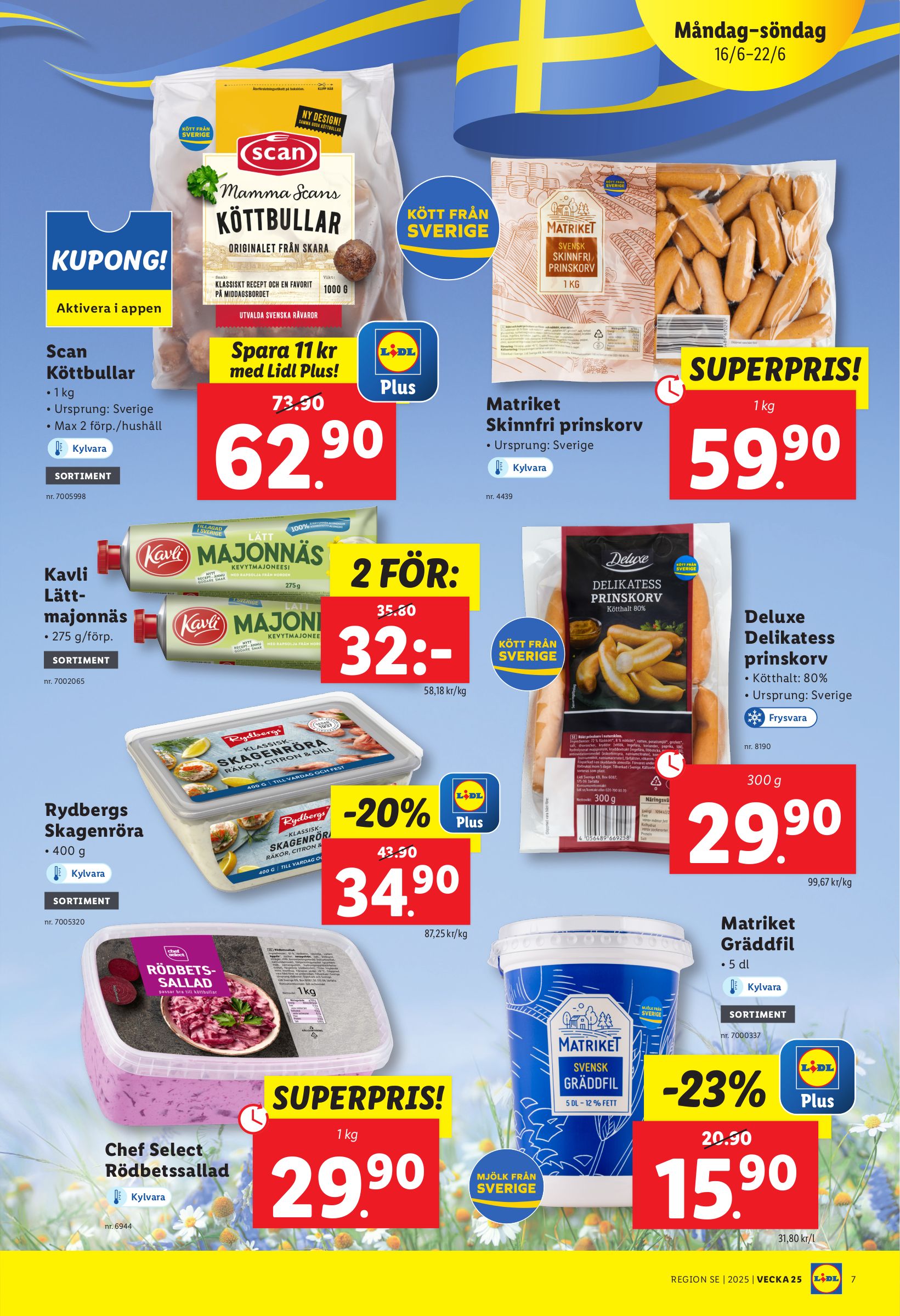lidl - Lidl-reklambladet giltigt från 16/06 - 22/06 - page: 7