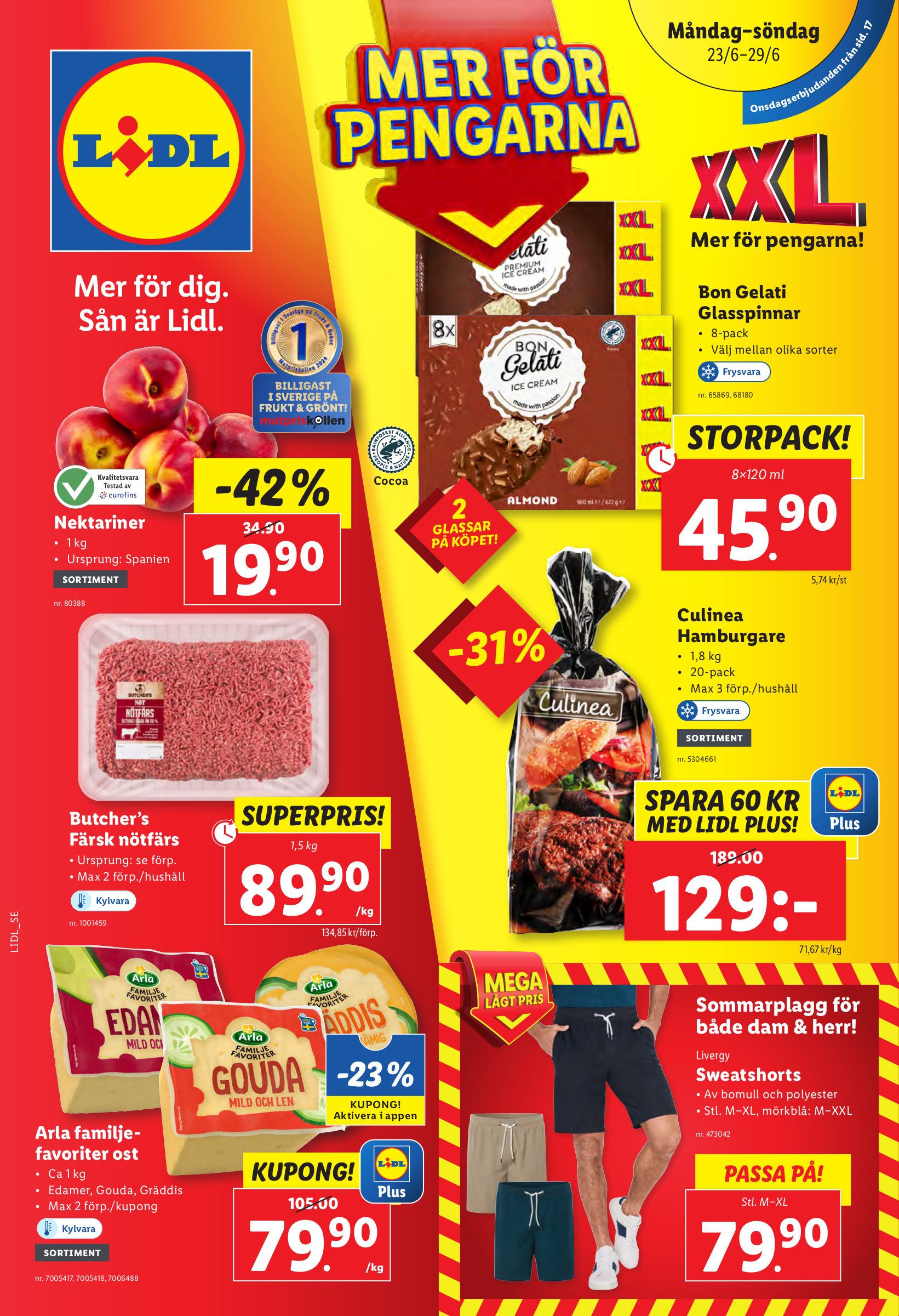 lidl - Lidl-reklambladet giltigt från 23/06 - 29/06