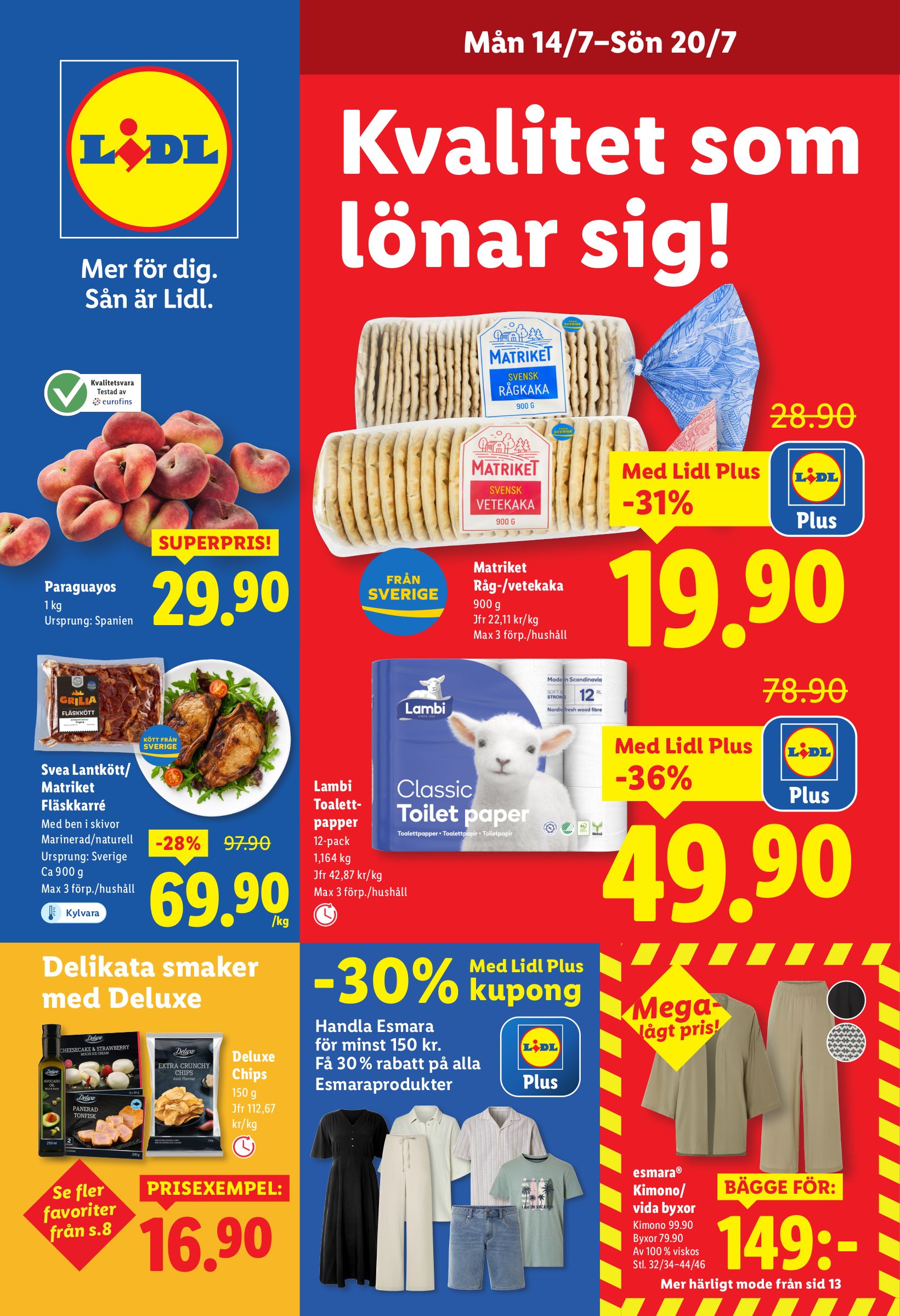 lidl - Lidl-reklambladet giltigt från 14/07 - 20/07