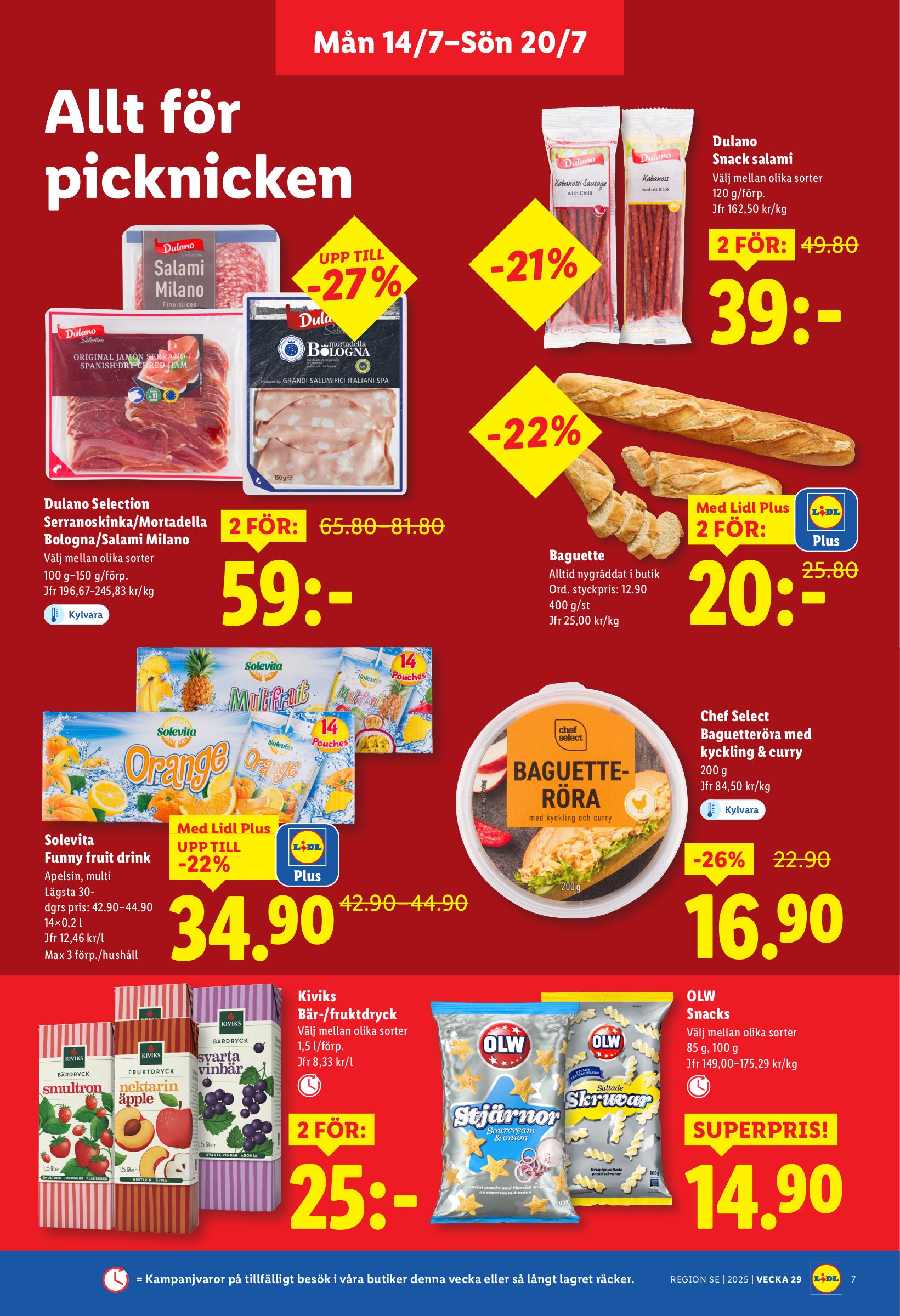 lidl - Lidl-reklambladet giltigt från 14/07 - 20/07 - page: 7