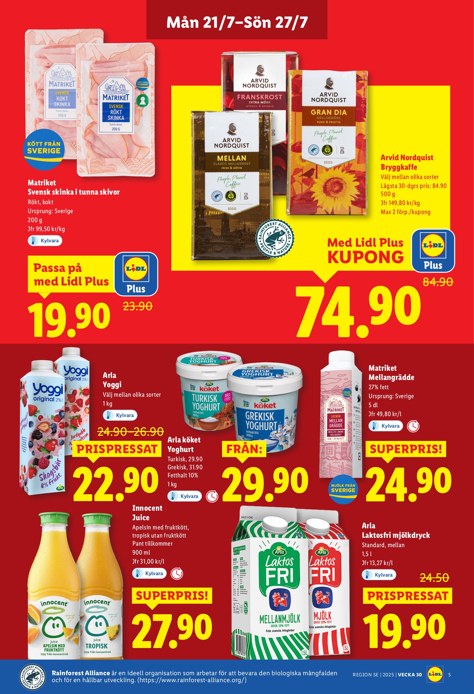 lidl - Lidl-reklambladet giltigt från 21/07 - 27/07 - page: 5