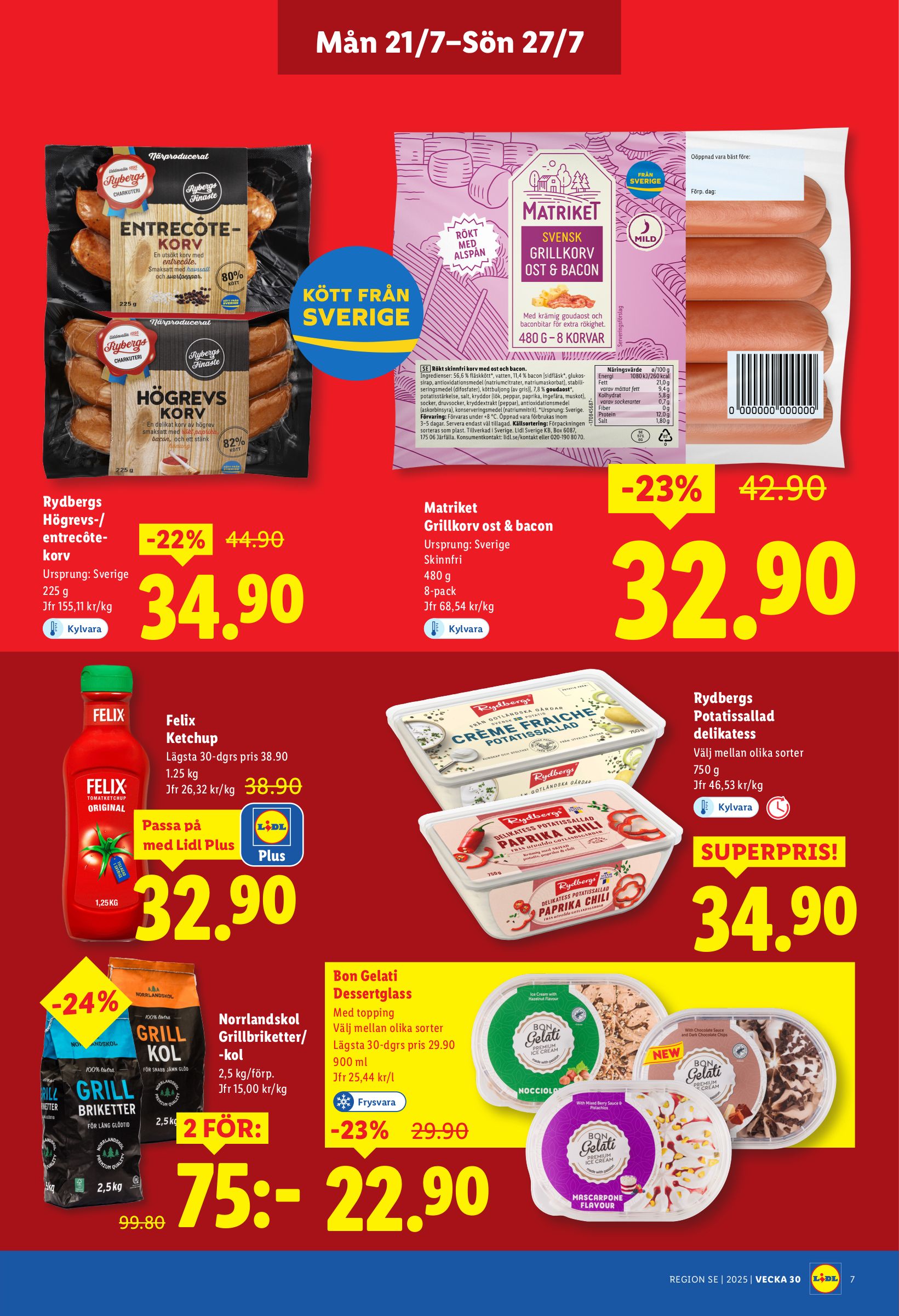 lidl - Lidl-reklambladet giltigt från 21/07 - 27/07 - page: 7