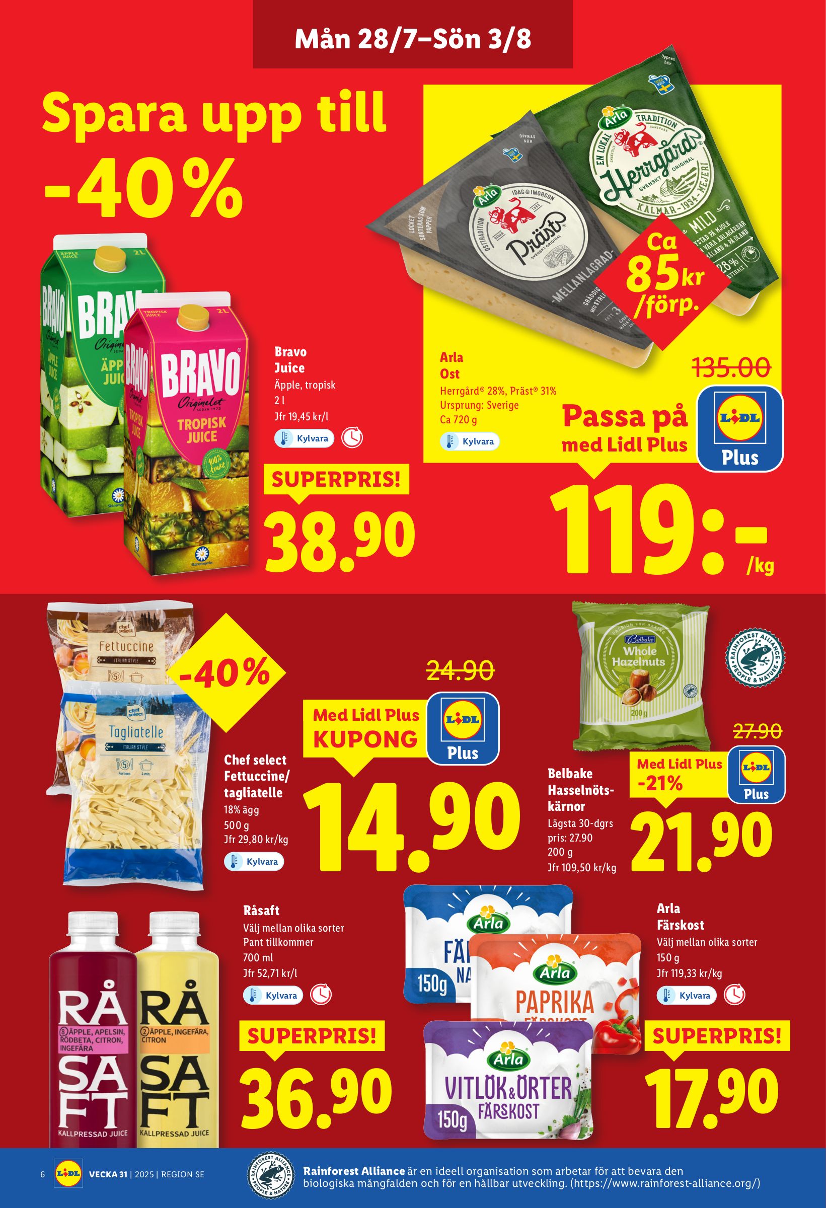 lidl - Lidl-reklambladet giltigt från 28/07 - 03/08 - page: 6