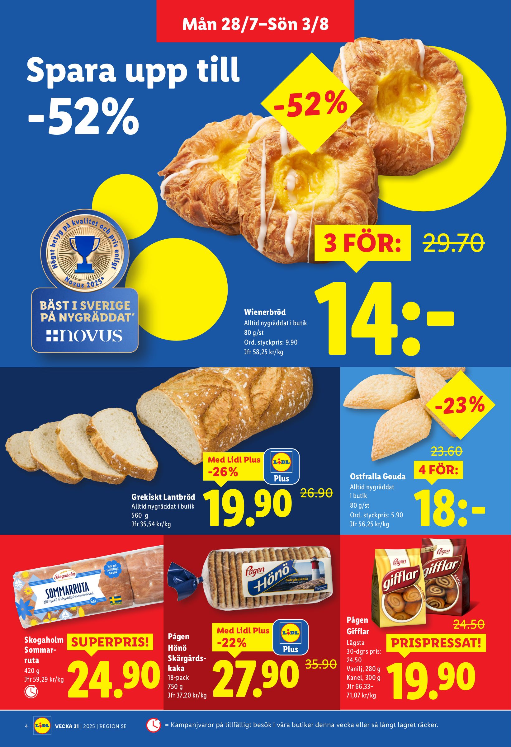 lidl - Lidl-reklambladet giltigt från 28/07 - 03/08 - page: 4