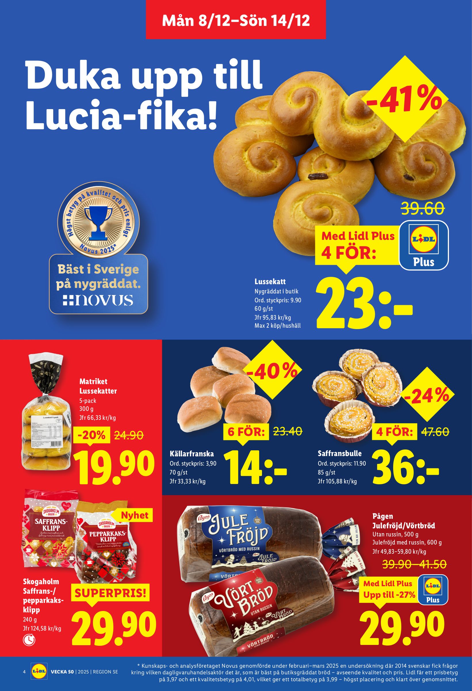 lidl - Lidl-reklambladet giltigt från 08/12 - 14/12 - page: 4