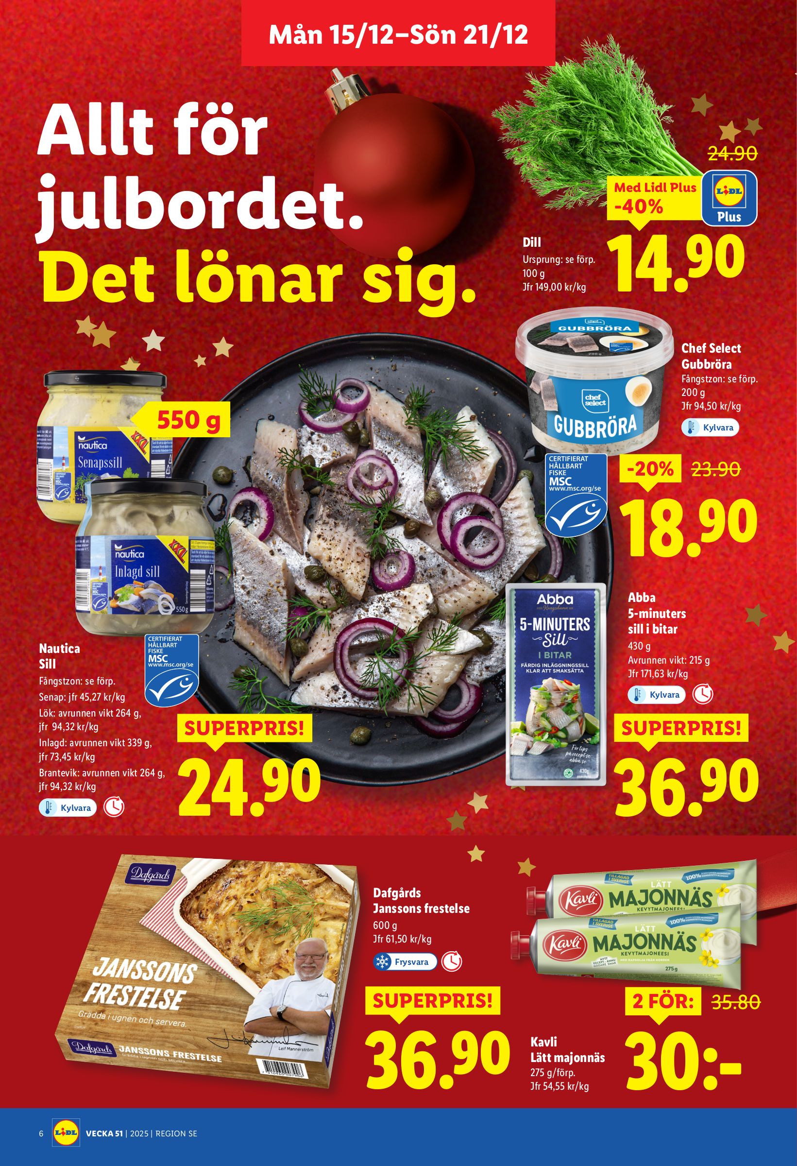 lidl - Lidl-reklambladet giltigt från 15/12 - 21/12 - page: 6