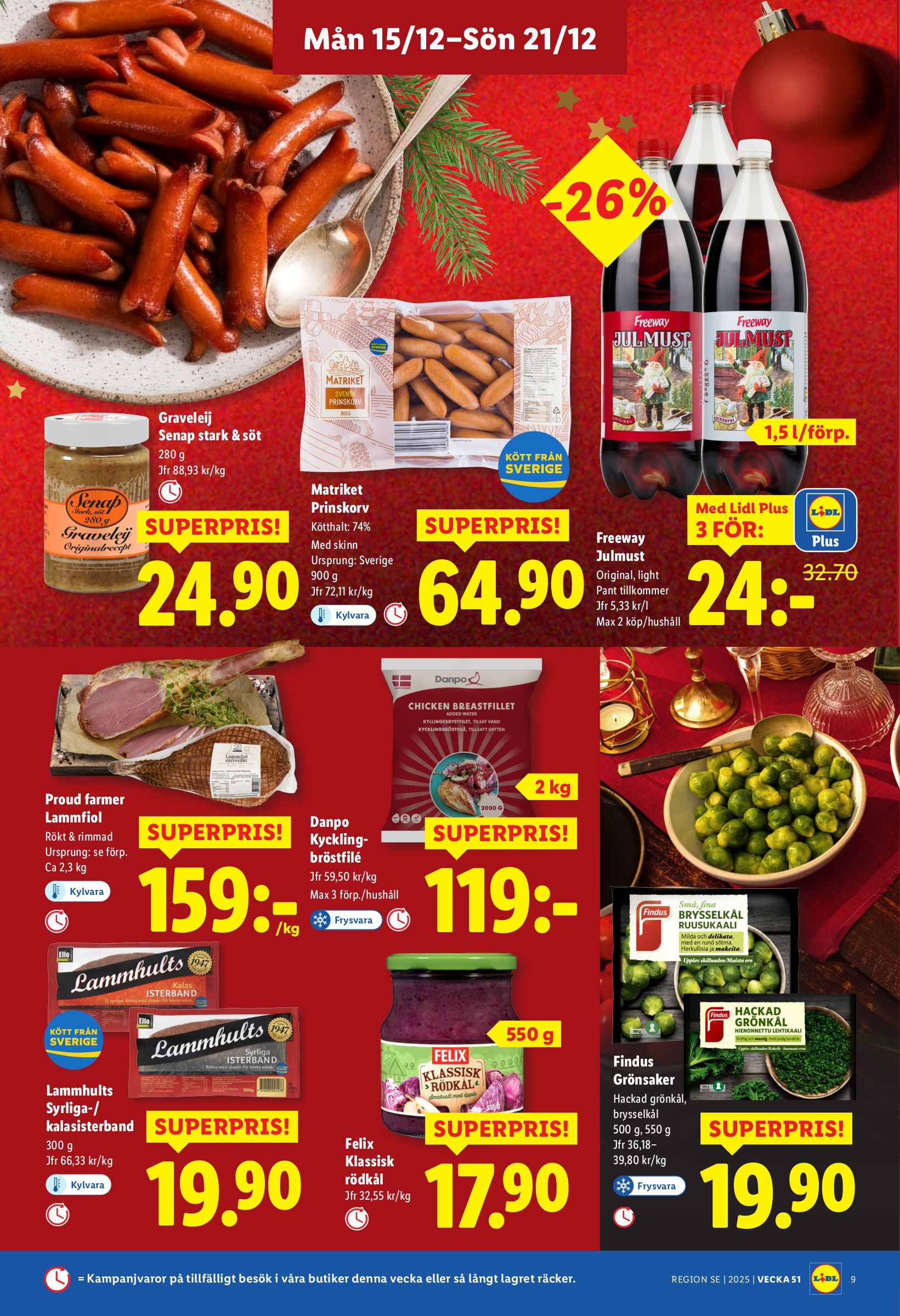 lidl - Lidl-reklambladet giltigt från 15/12 - 21/12 - page: 9