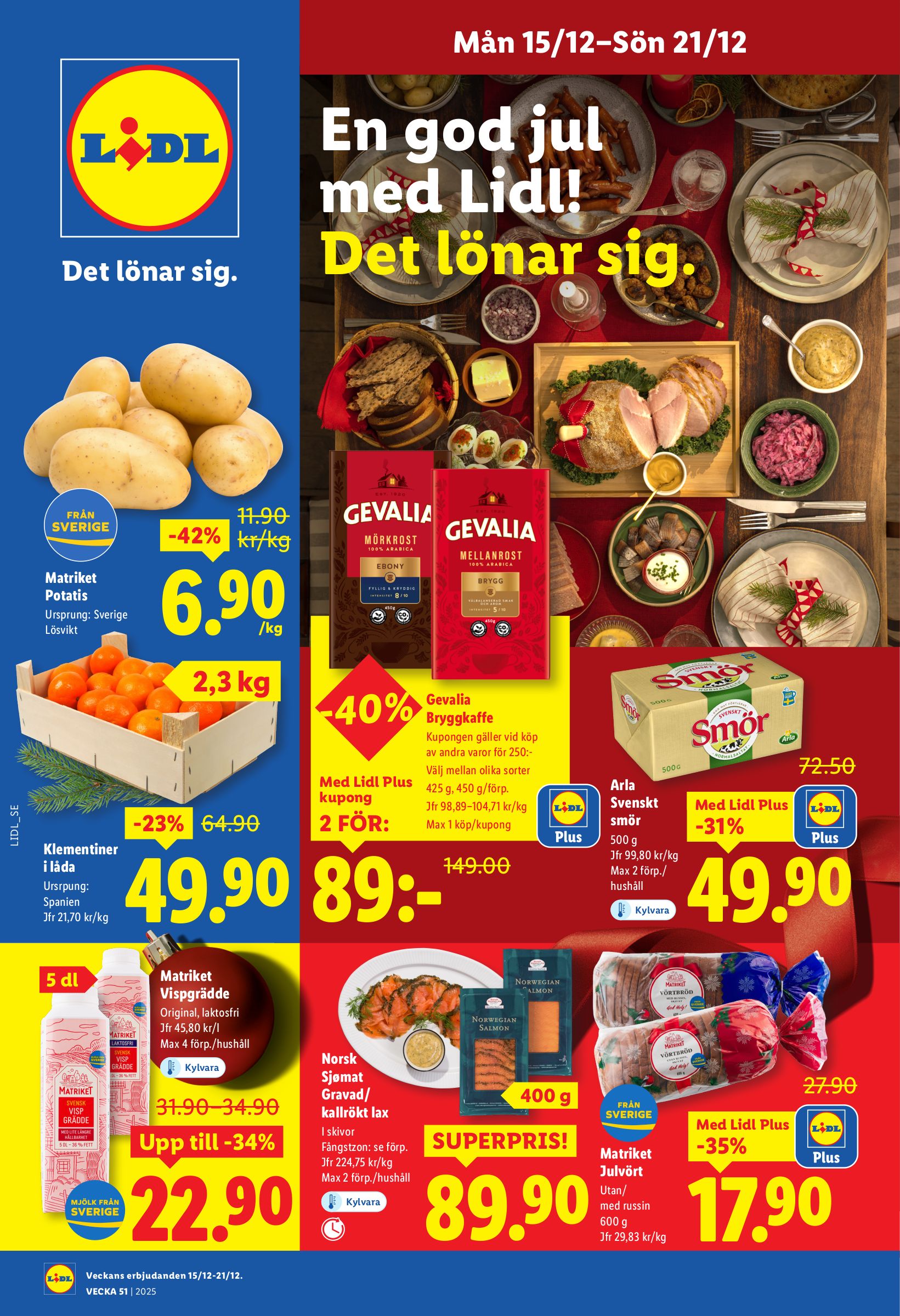 lidl - Lidl-reklambladet giltigt från 15/12 - 21/12